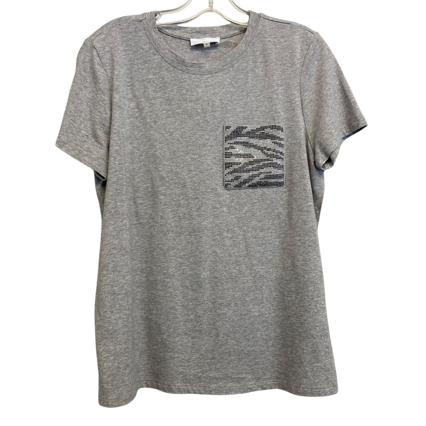 Top Ss By Calvin Klein In Grey, Size:S