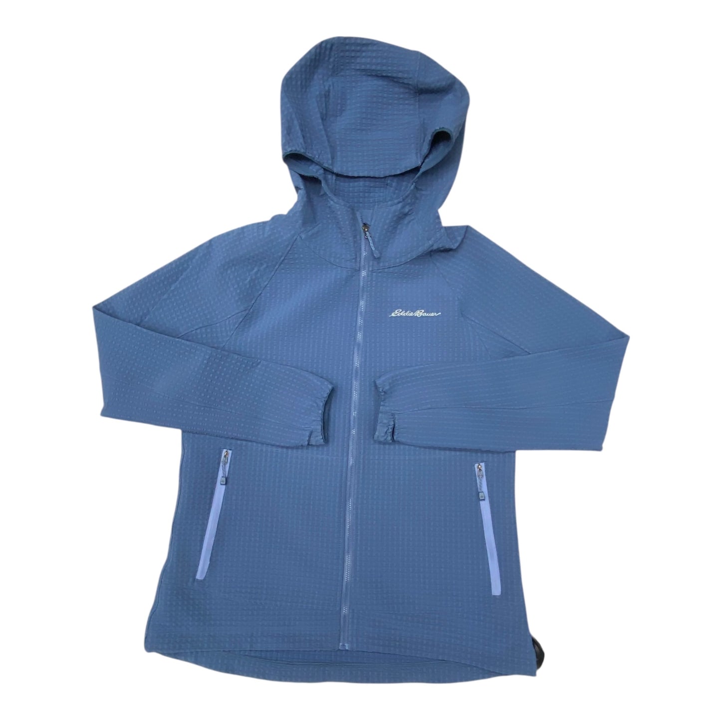 Athletic Jacket By Eddie Bauer In Navy, Size:L