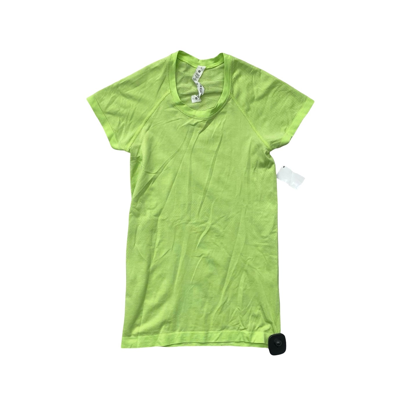 Athletic Top Ss By Lululemon In Green, Size:4