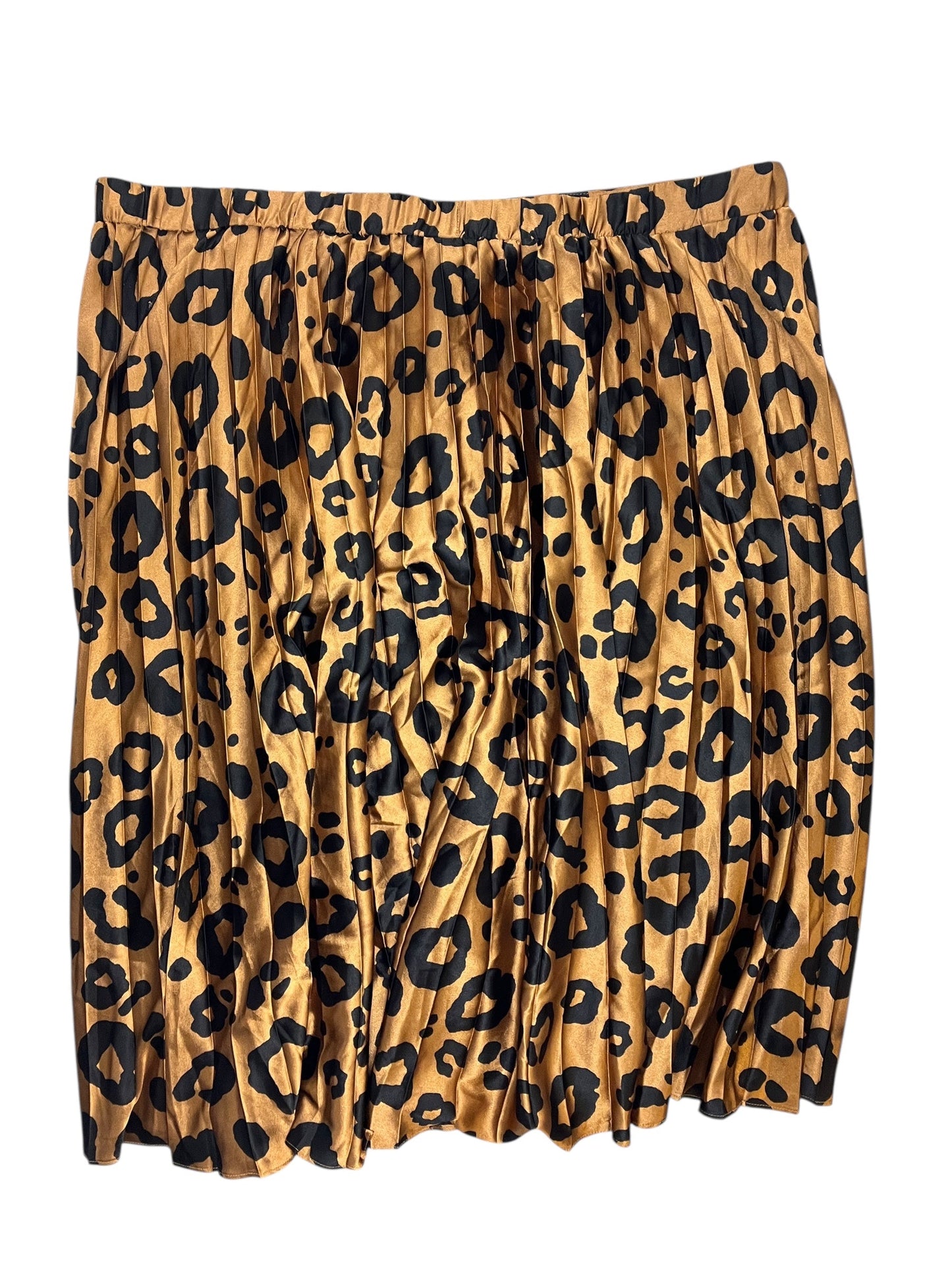 Skirt Midi By Ava & Viv In Animal Print, Size:2X