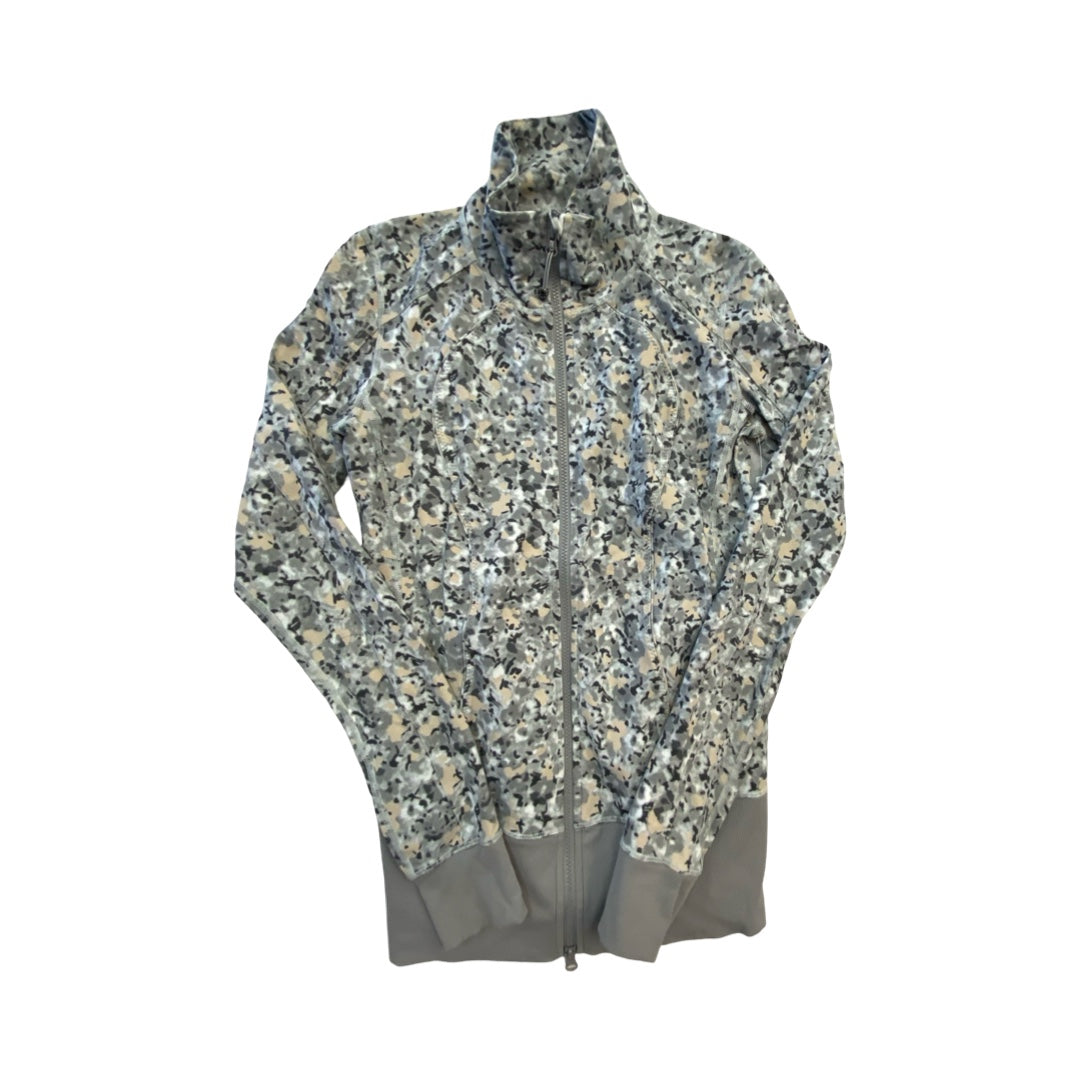 Athletic Jacket By Lululemon In Multi, Size:10