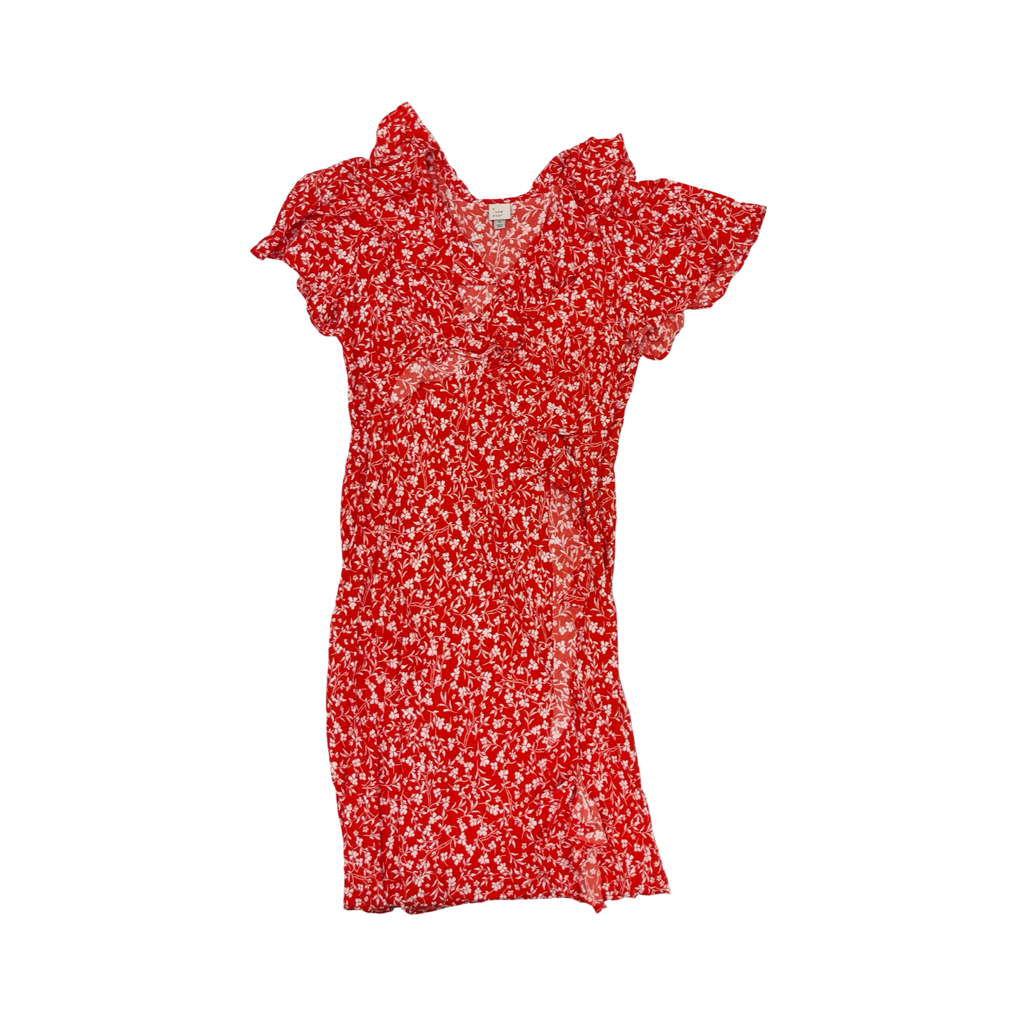 Dress Casual Maxi By A New Day In Red & White, Size:Xl