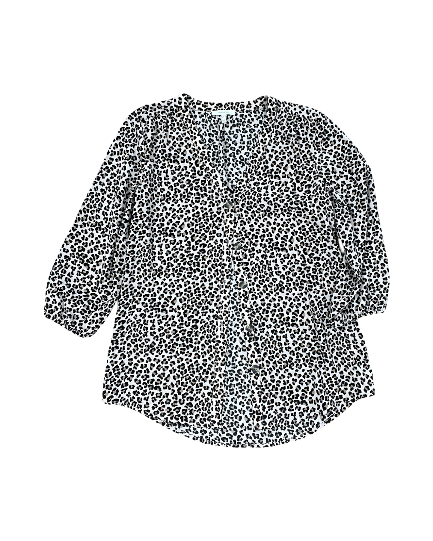 Blouse Ls By Maurices In Animal Print, Size:Xs