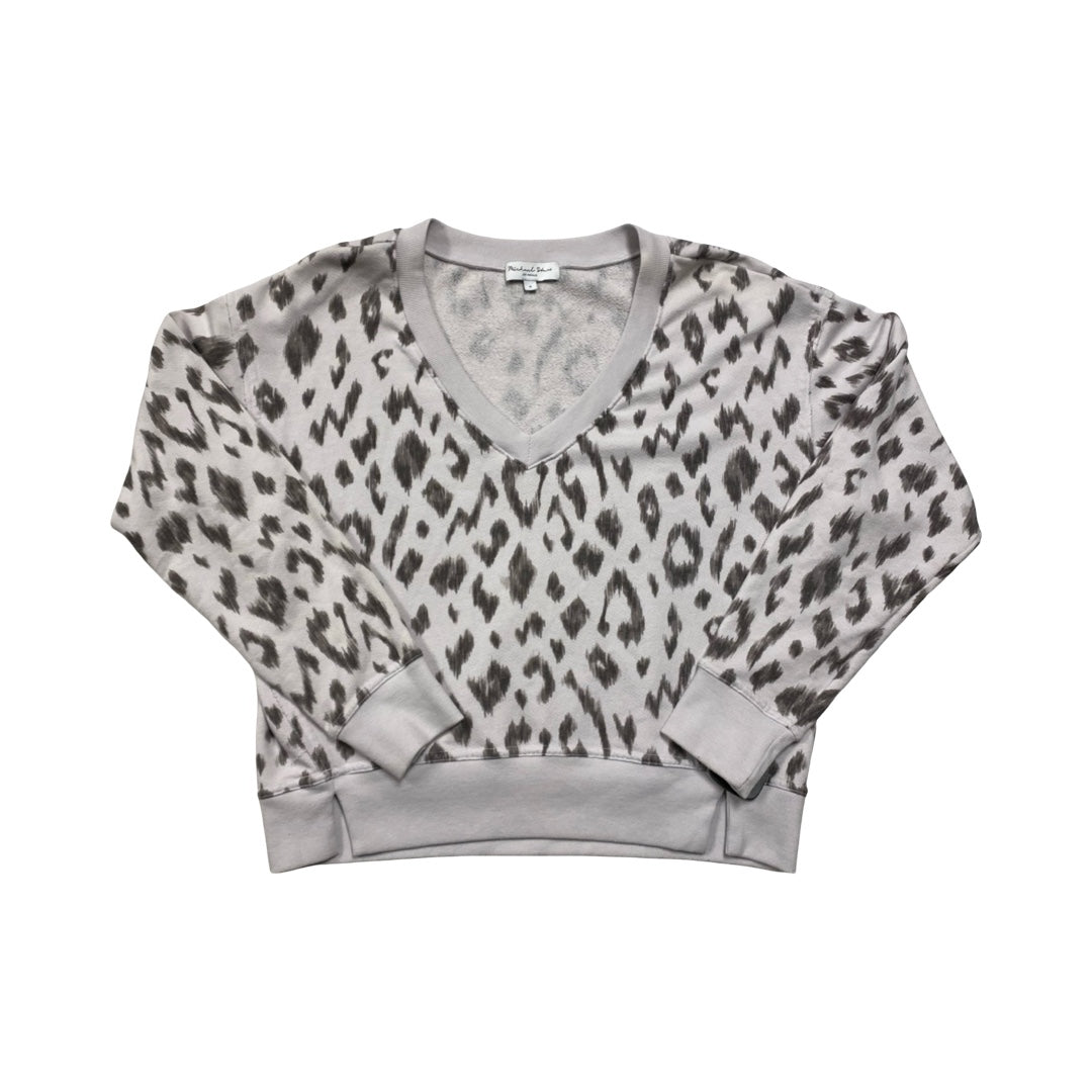 Sweatshirt Crewneck By Michael Stars In Animal Print, Size:S