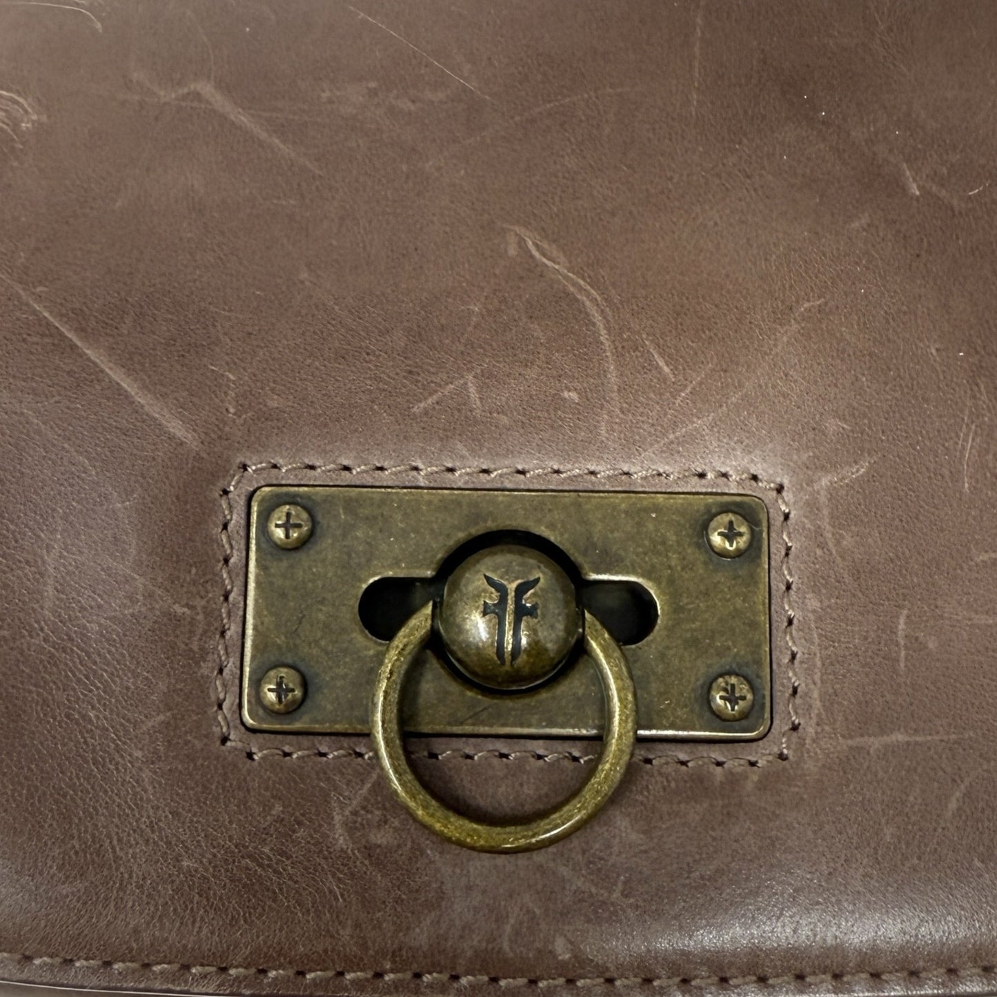 Farrah Flap Shoulder Bag Designer By Frye, Size: Medium