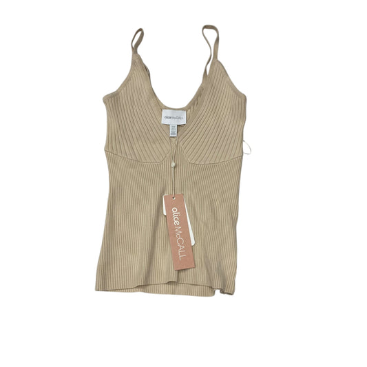 Top Sleeveless By alice mcCall In Cream, Size:2