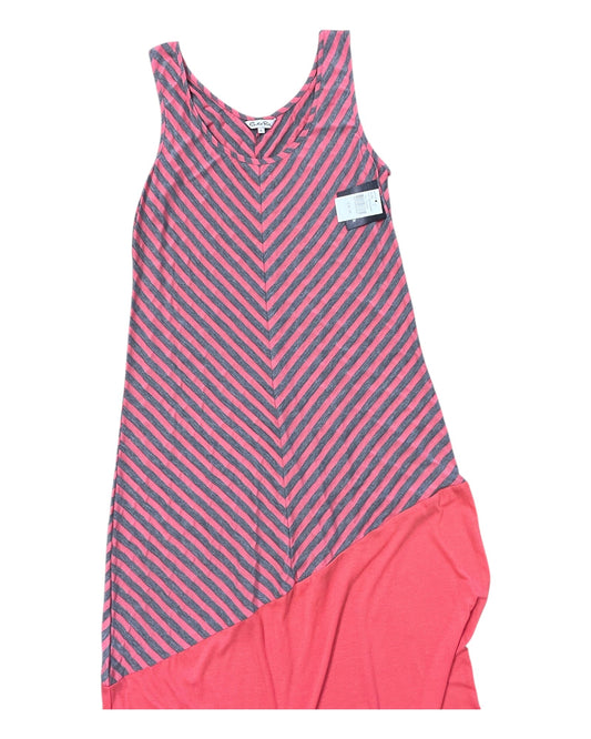 Dress Casual Maxi By Clothes Mentor In Green & Pink, Size:Xl