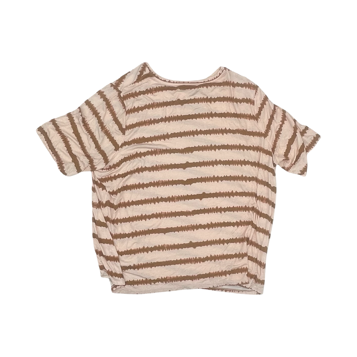 Top Ss By Nine West In Brown & Pink, Size:3X