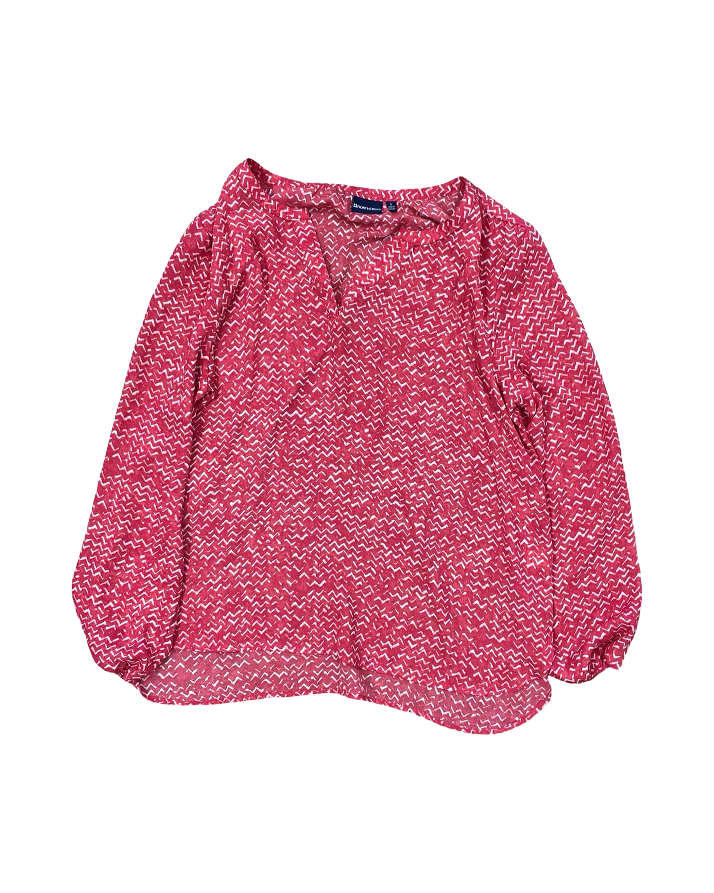 Top Ls By Northcrest In Pink, Size:L