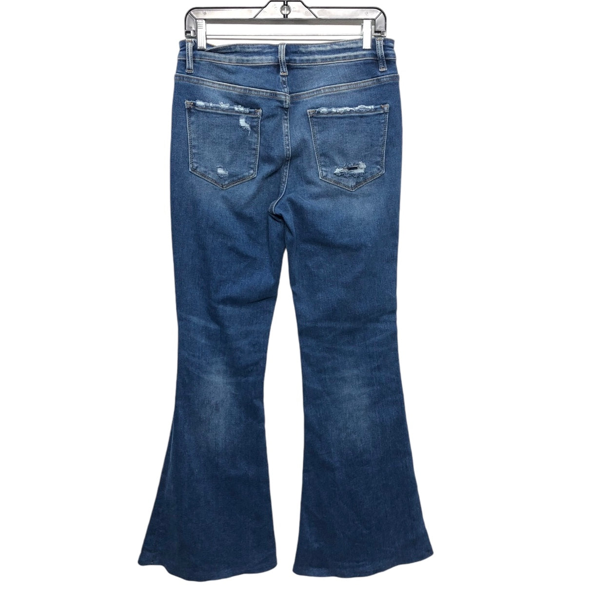 Jeans Flared By Flying Monkey In Blue Denim, Size:6