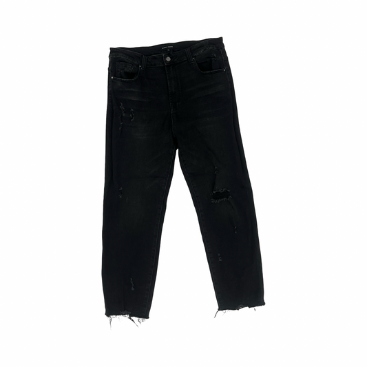 Jeans Skinny By Risen In Black Denim, Size:1X