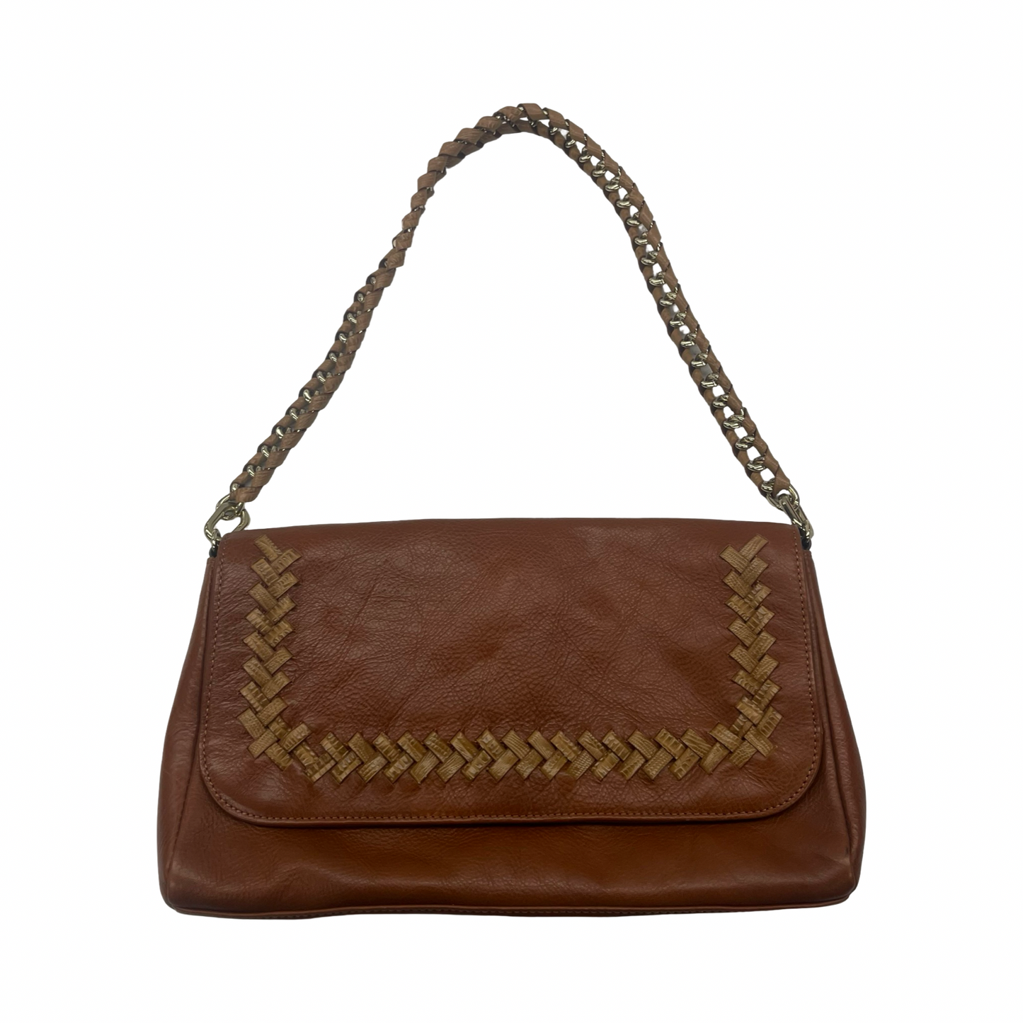 Handbag Leather By Antonio Melani In Brown, Size:Large