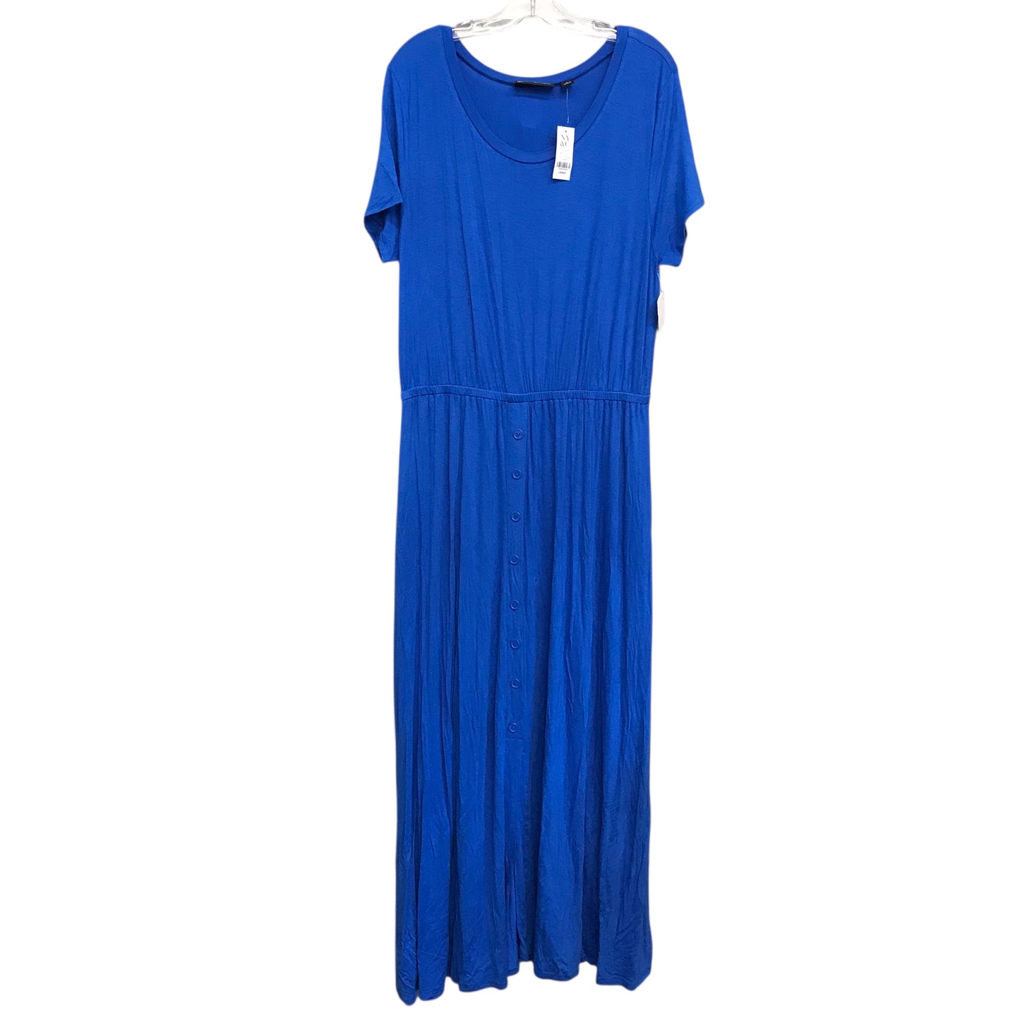 Dress Casual Maxi By New York And Co In Blue, Size:L