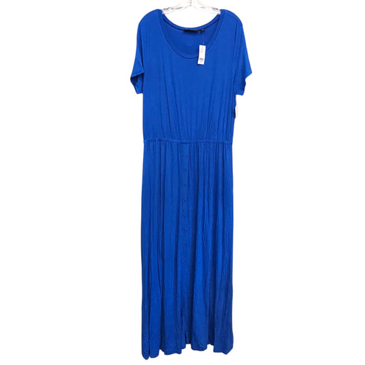 Dress Casual Maxi By New York And Co In Blue, Size:L