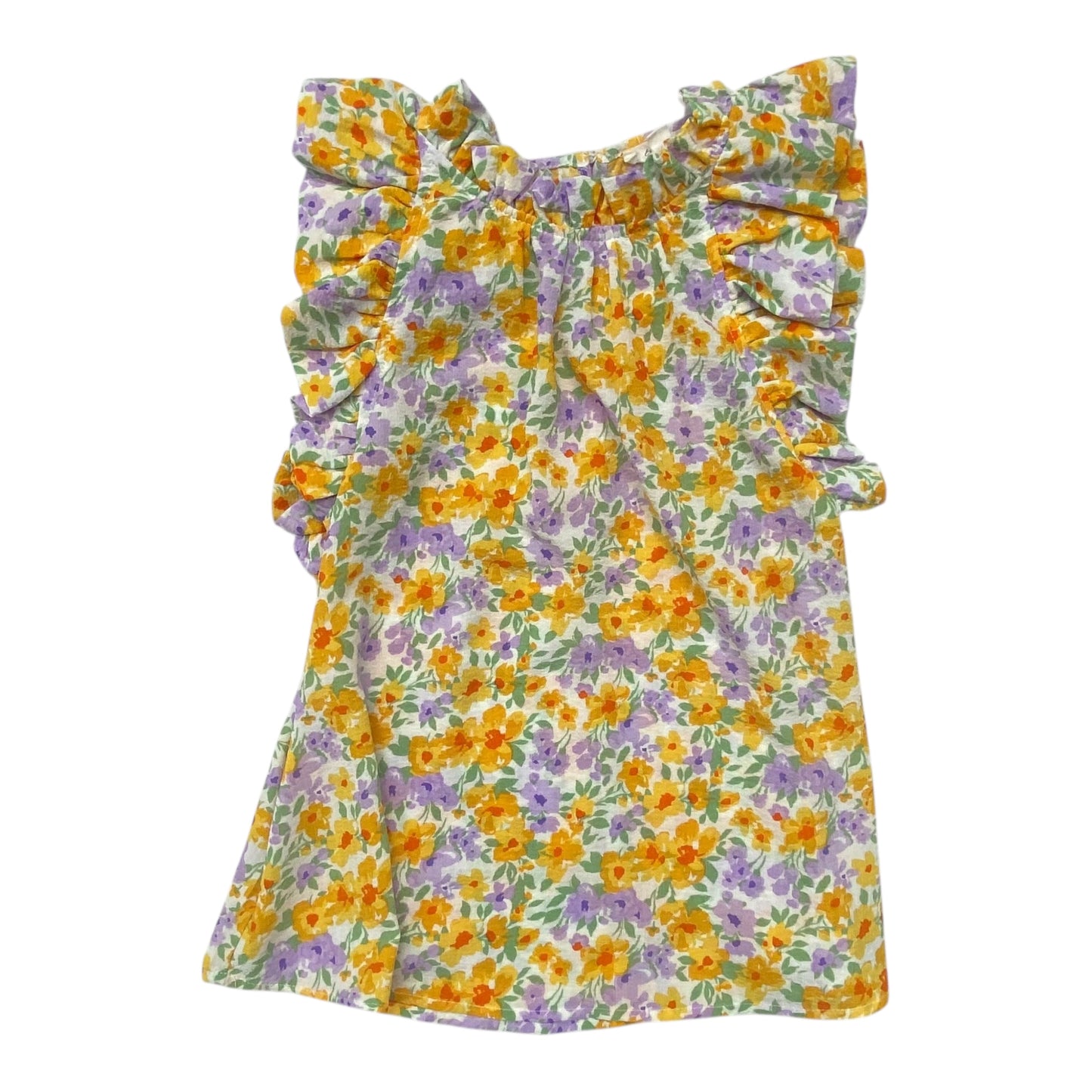 Top Sleeveless By Cmc In Floral Print, Size:S