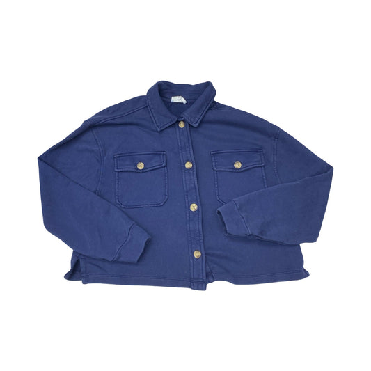 Jacket Shirt By Lou And Grey In Navy, Size:M
