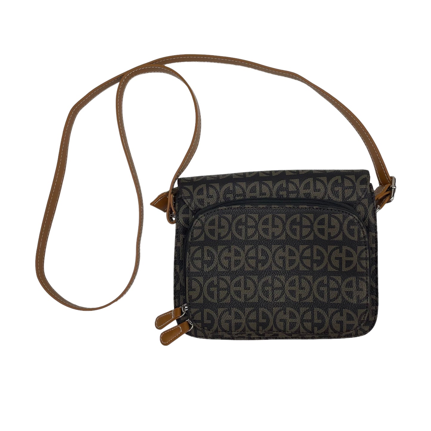 BROWN CROSSBODY by GIANI BERNINI Size:MEDIUM