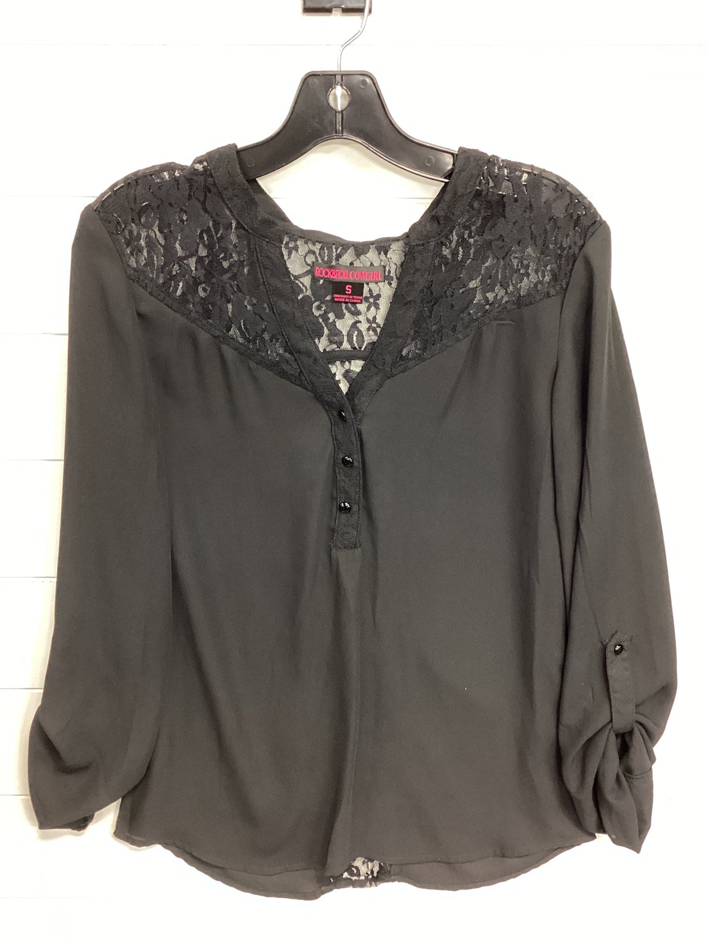 Top Ls By Cmc In Black, Size:S