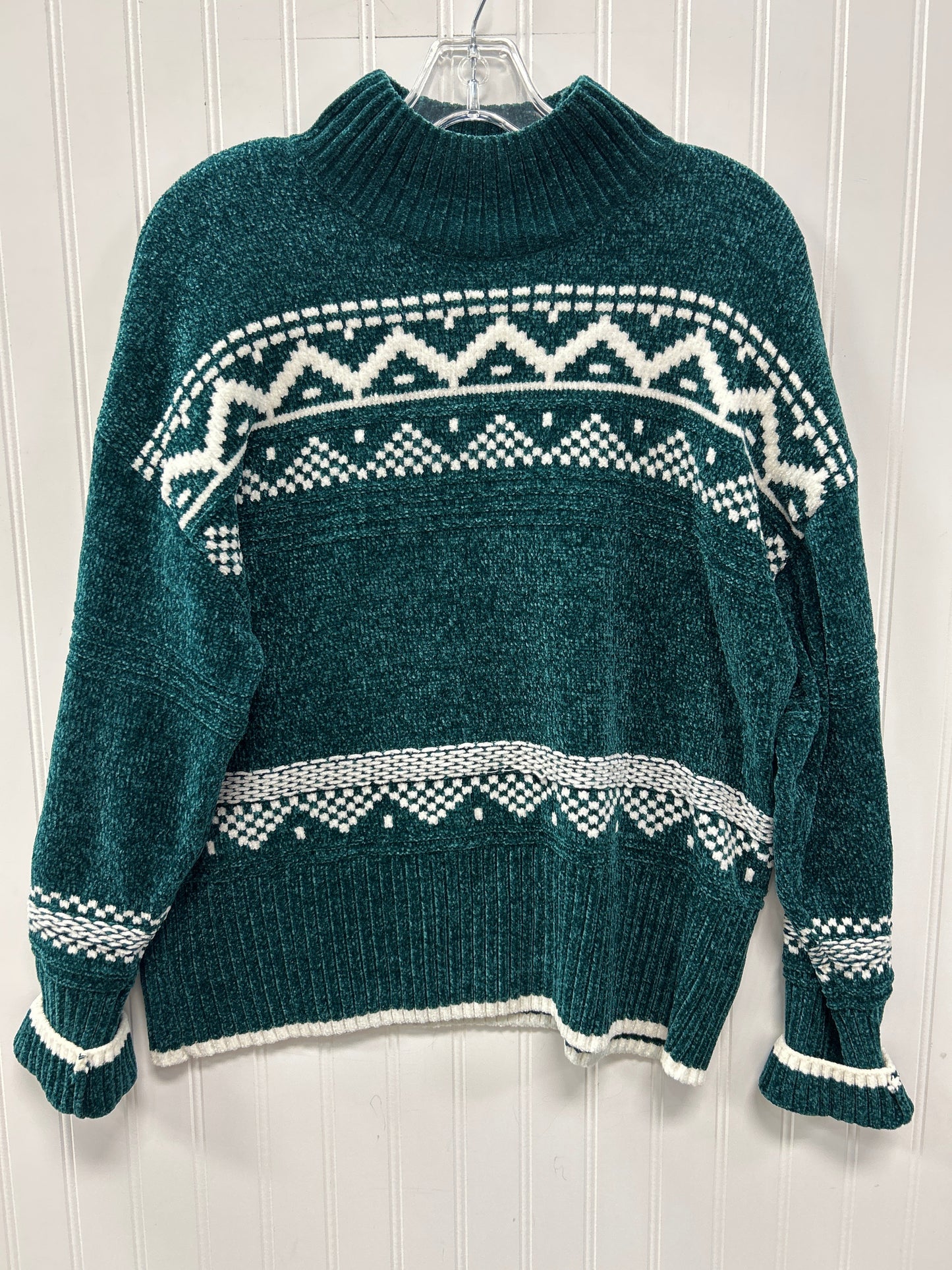 Sweater By Christian Siriano In Teal, Size:L