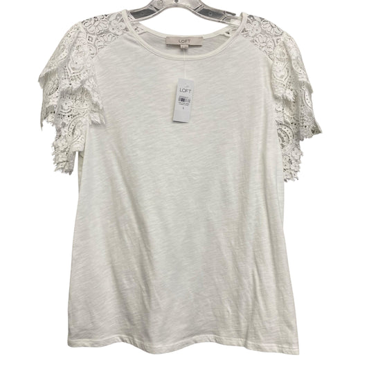 Top Ss By Loft In White, Size:S