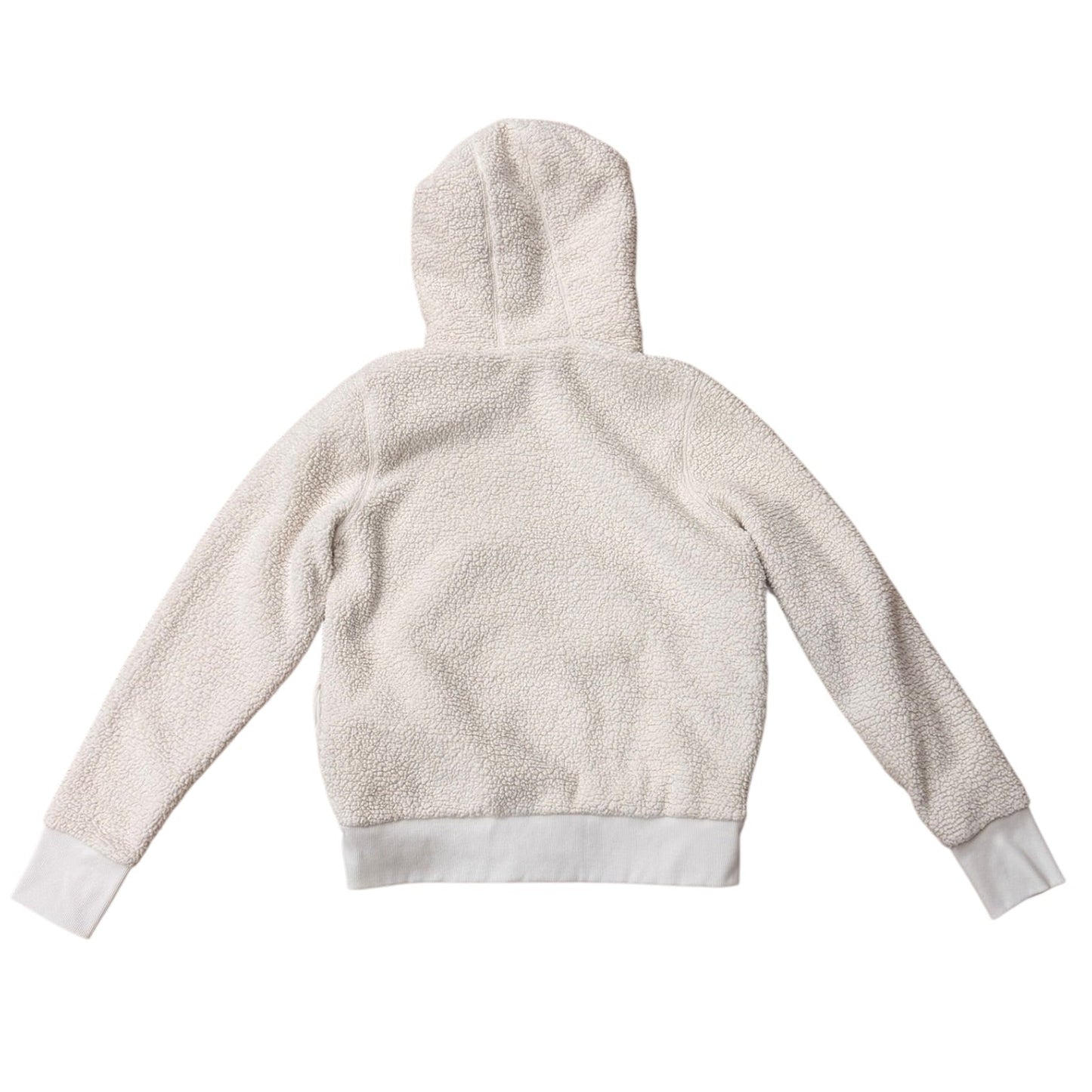 Athletic Sweatshirt Hoodie By Athleta In Cream, Size:M