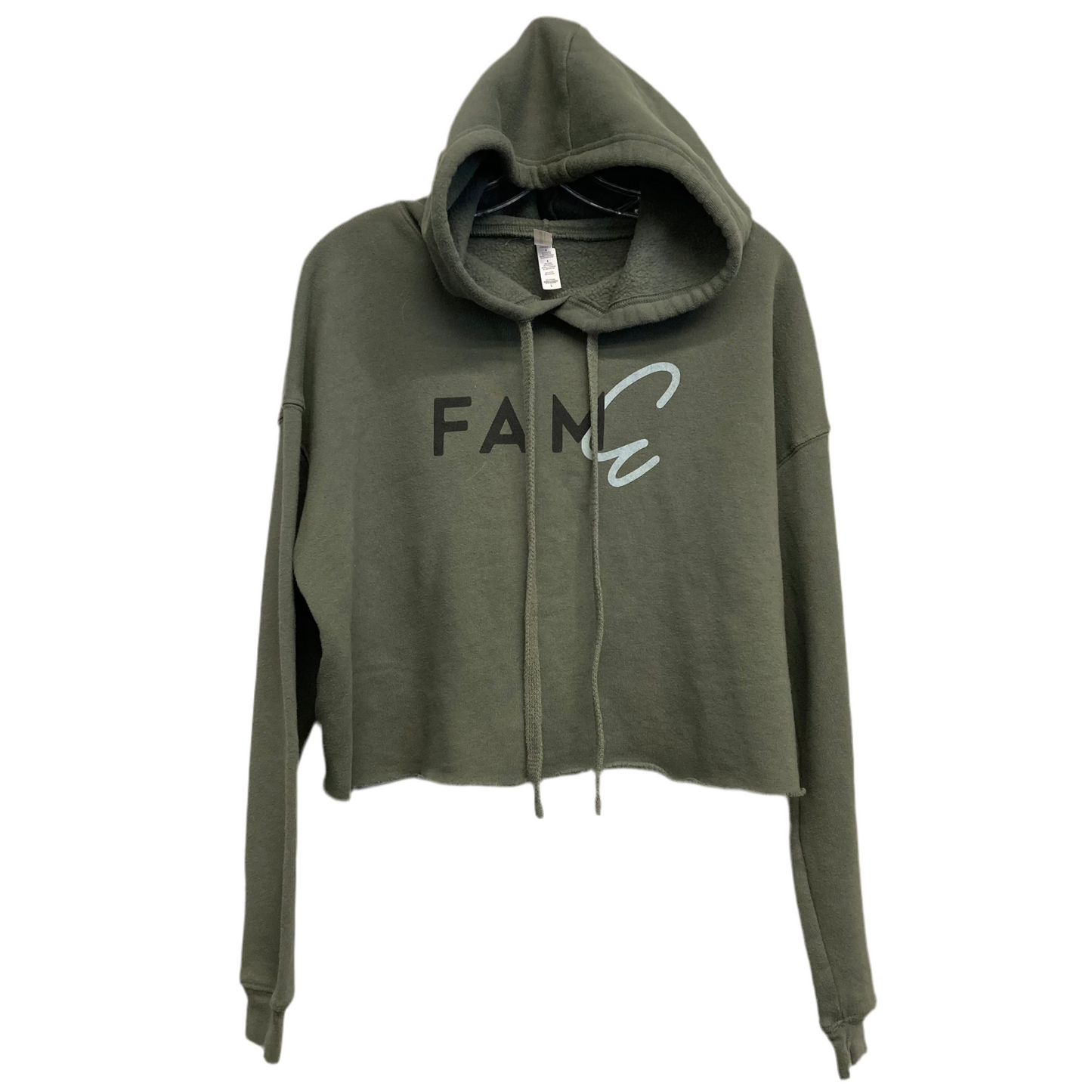 Sweatshirt Hoodie By Bella + Canvas In Green, Size:L