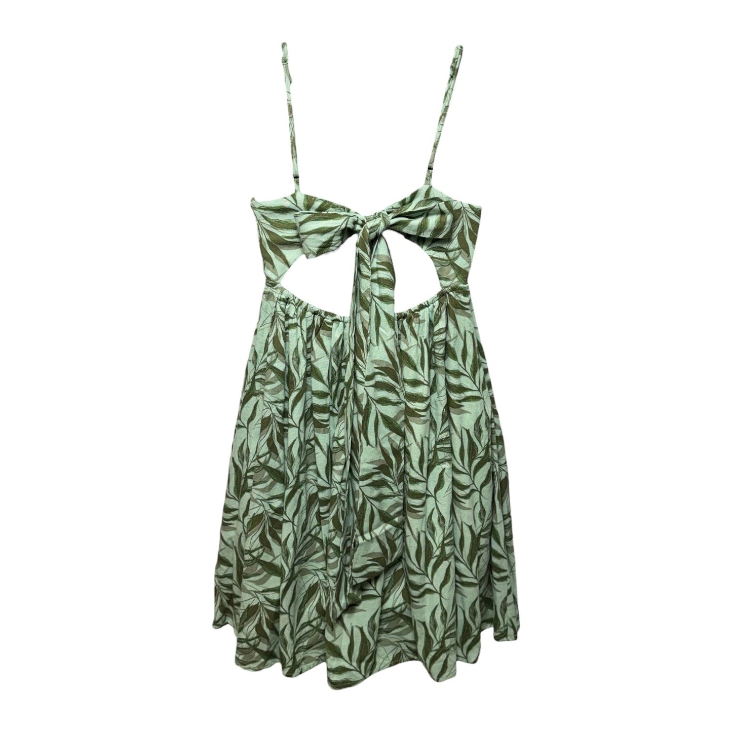 Alice Palm Print Mini Dress By Miami For Francesca’s In Green, Size: XS