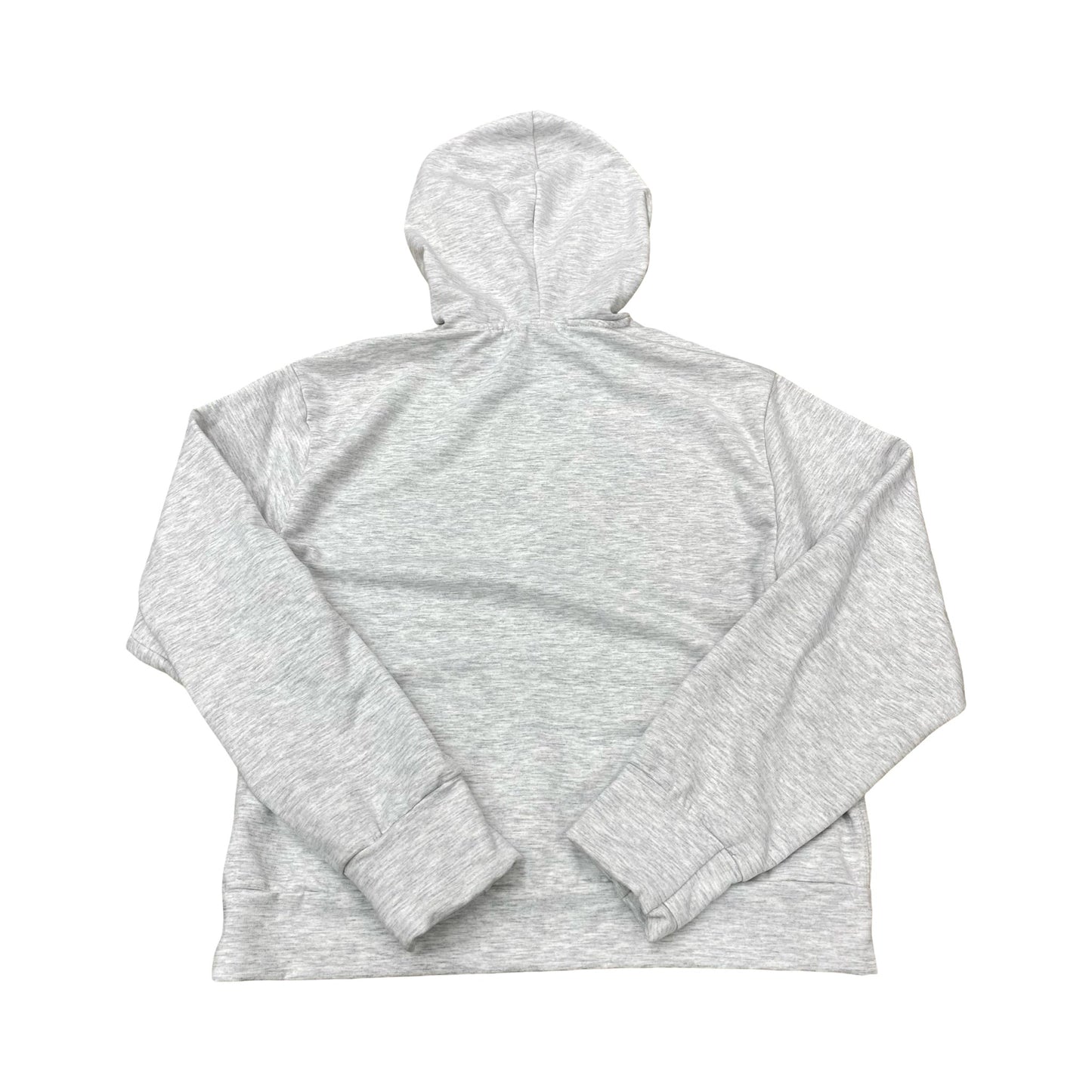Athletic Sweatshirt Hoodie By Life Is Good In Grey, Size:M