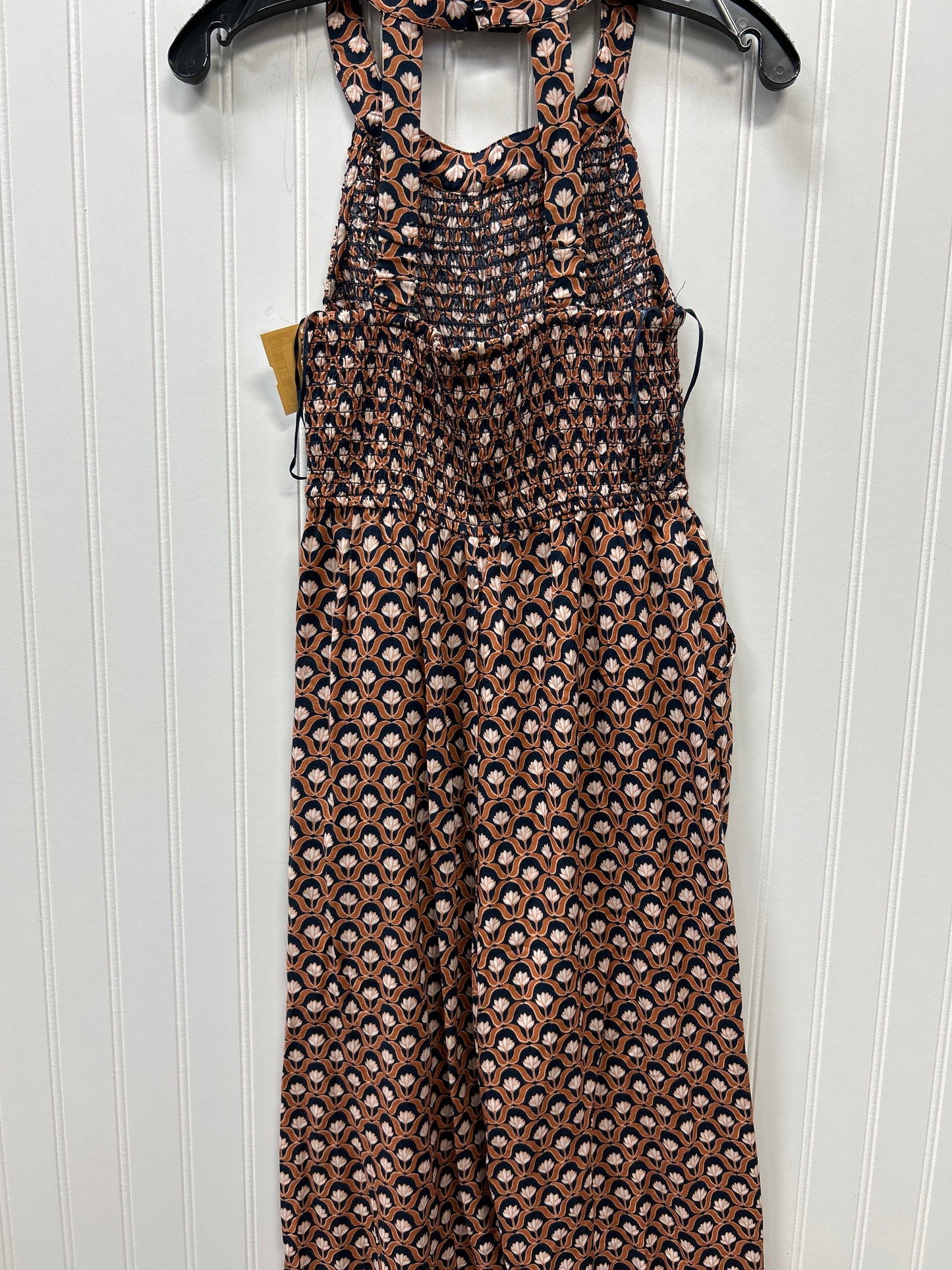 Jumpsuit By Jessica Simpson In Blue & Orange, Size:Xs