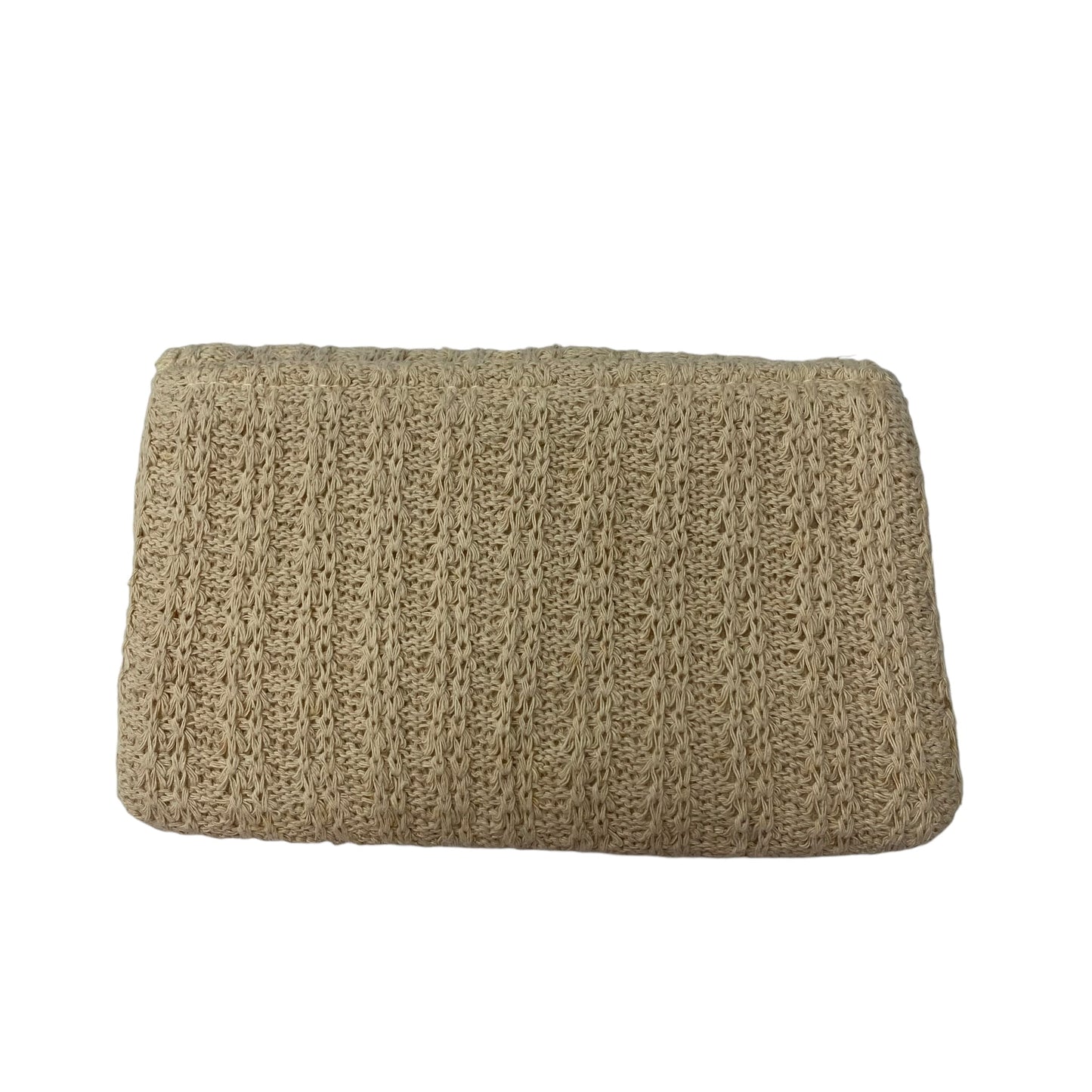 Clutch By Clothes Mentor In Cream, Size:Medium