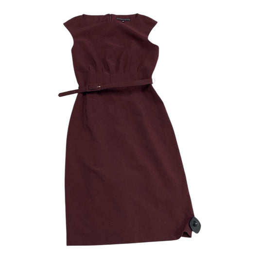 Dress Casual Midi By Antonio Melani In Maroon, Size:Xs