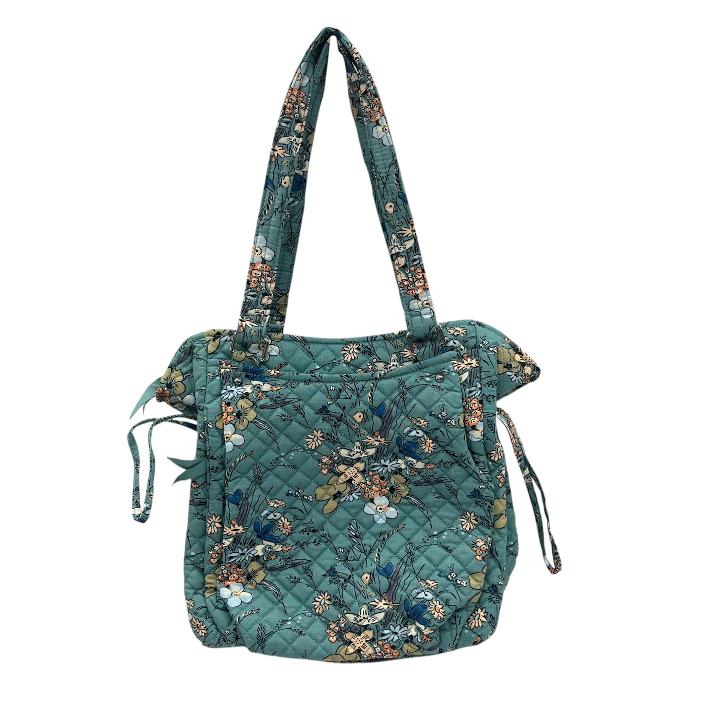 Handbag By Vera Bradley In Teal, Size:Medium