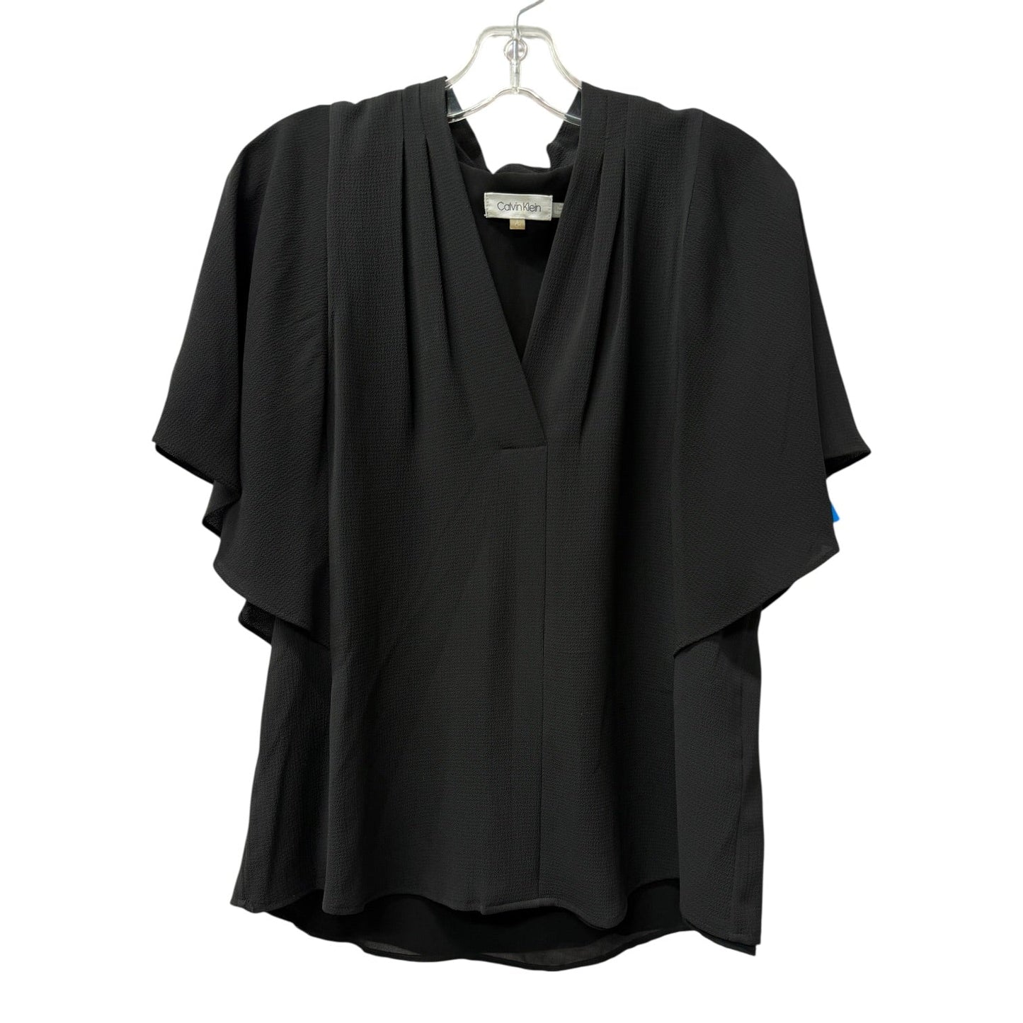 Top Ss By Calvin Klein In Black, Size:S