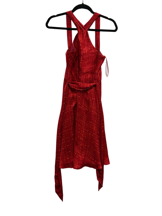 Dress Casual Midi By White House Black Market In Red, Size:2