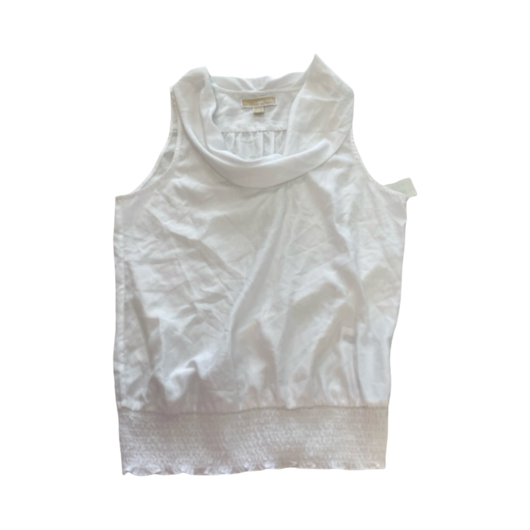 Top Sleeveless By Michael By Michael Kors In White, Size:M