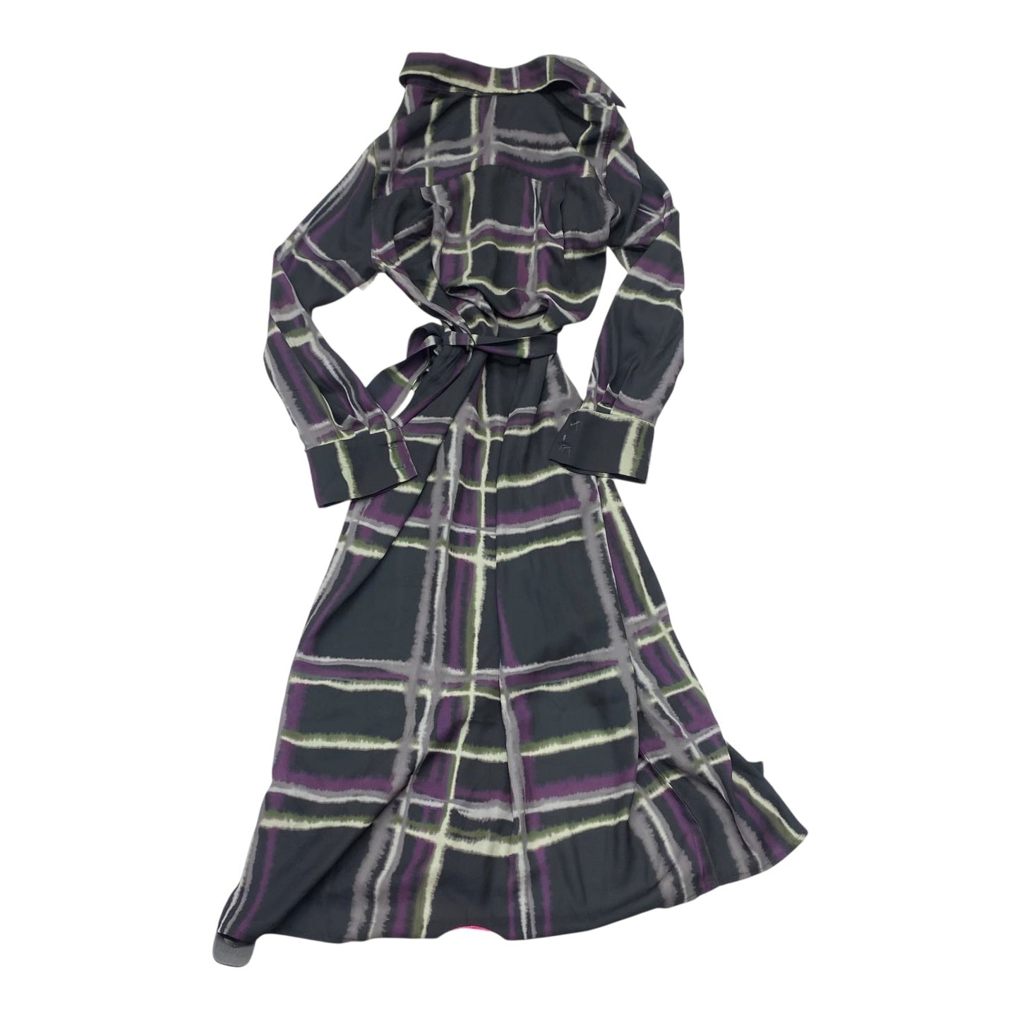 Dress Casual Midi By Banana Republic In Multi, Size:Xs