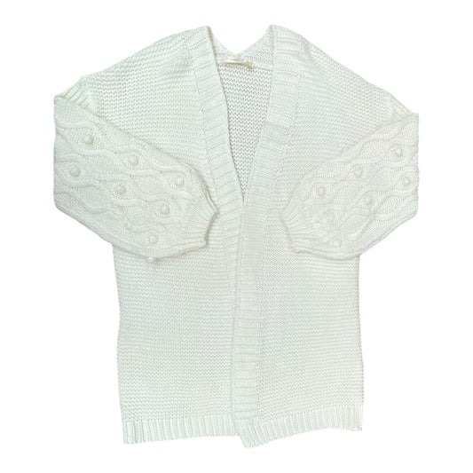 Sweater Cardigan By Rd Style In Cream, Size:Xs