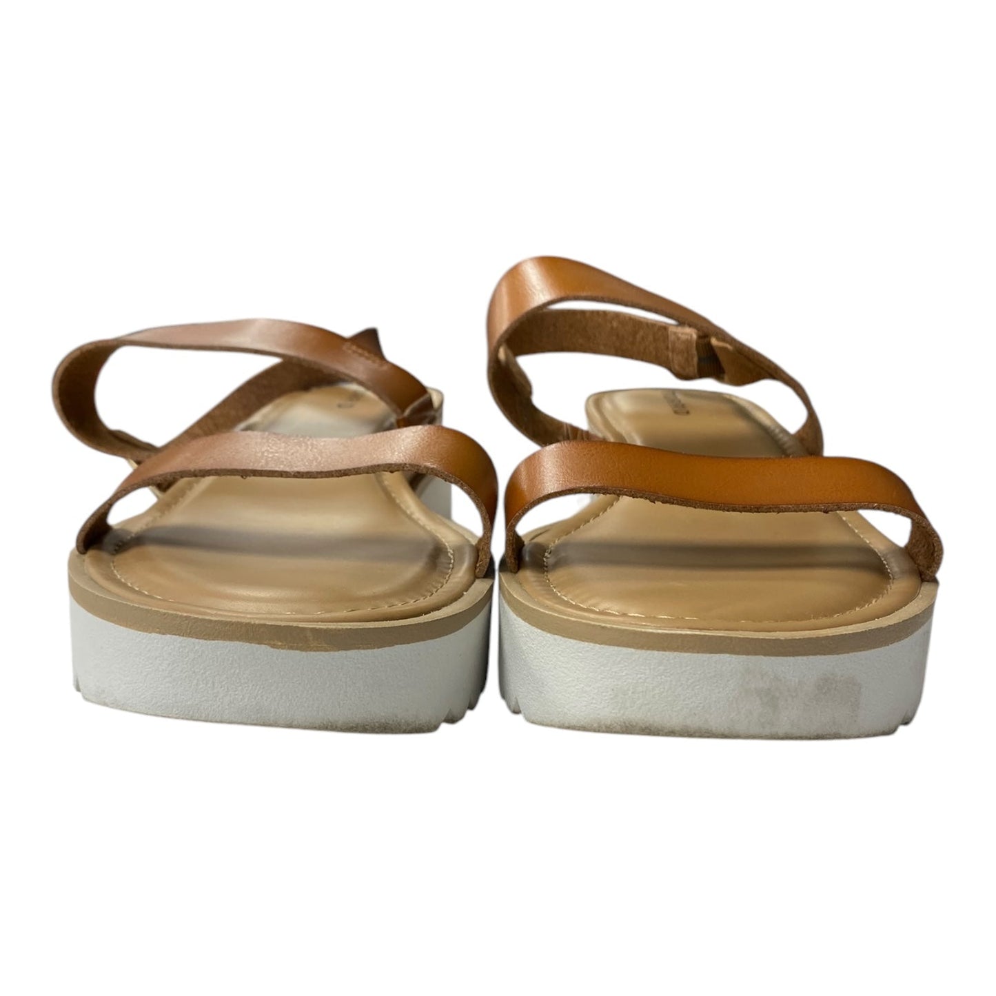 Sandals Flats By Torrid In Tan, Size:12