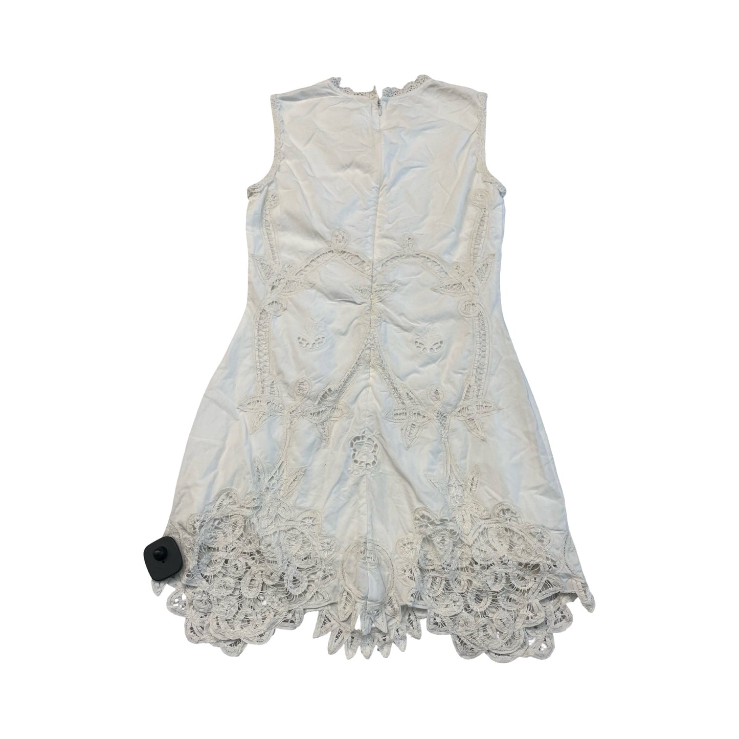 Dress Casual Midi By Anthropologie In White, Size:4