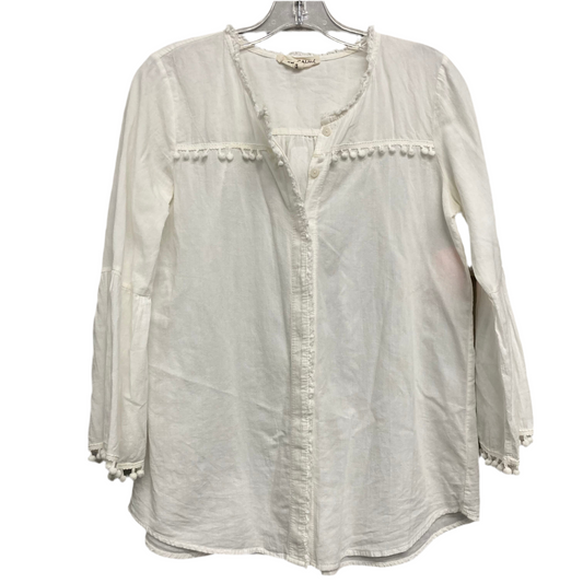 Top Ls By Johnny Was Calmé In White, Size:S