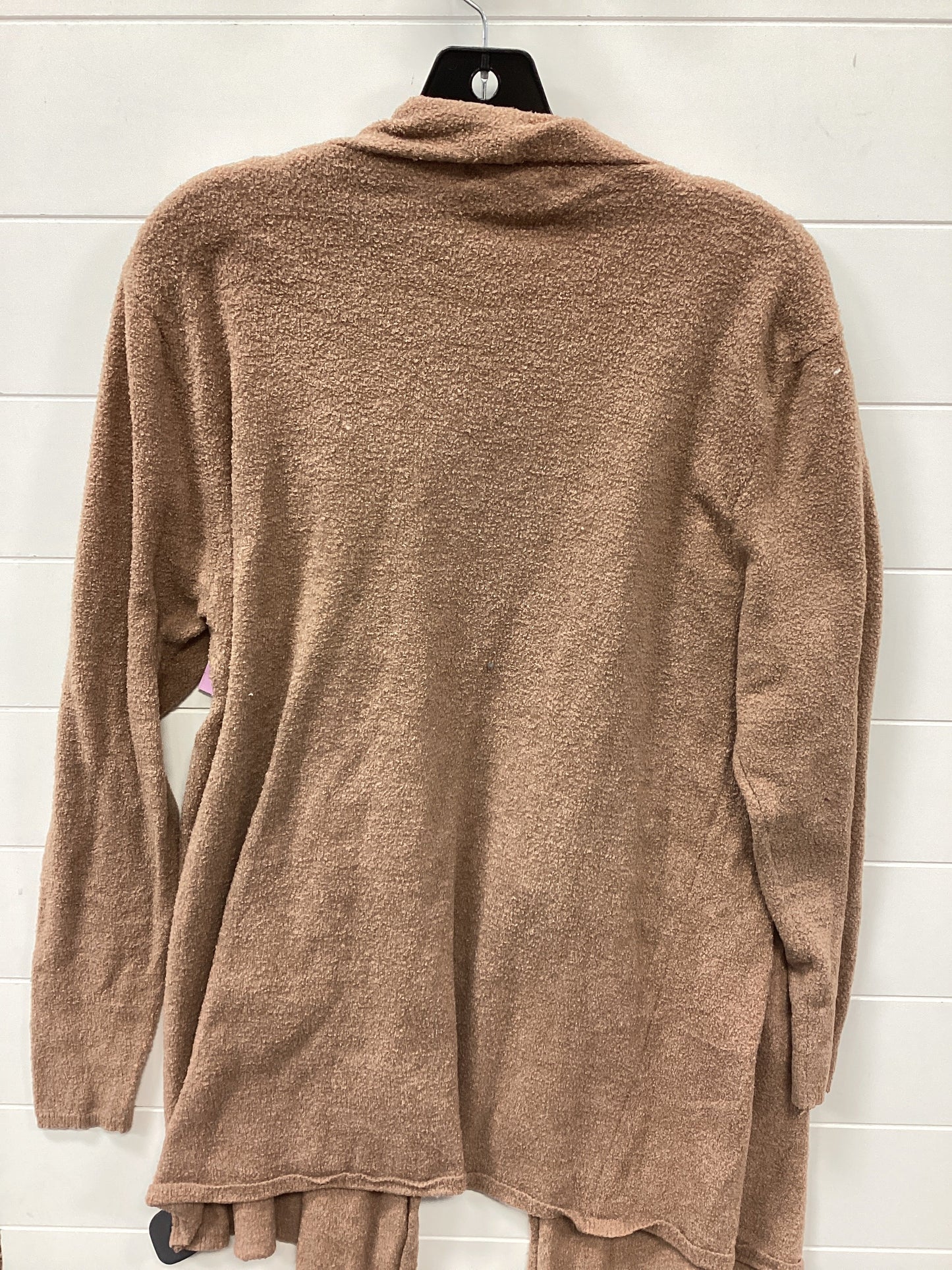 Cardigan By Zenana In Brown, Size:Xl