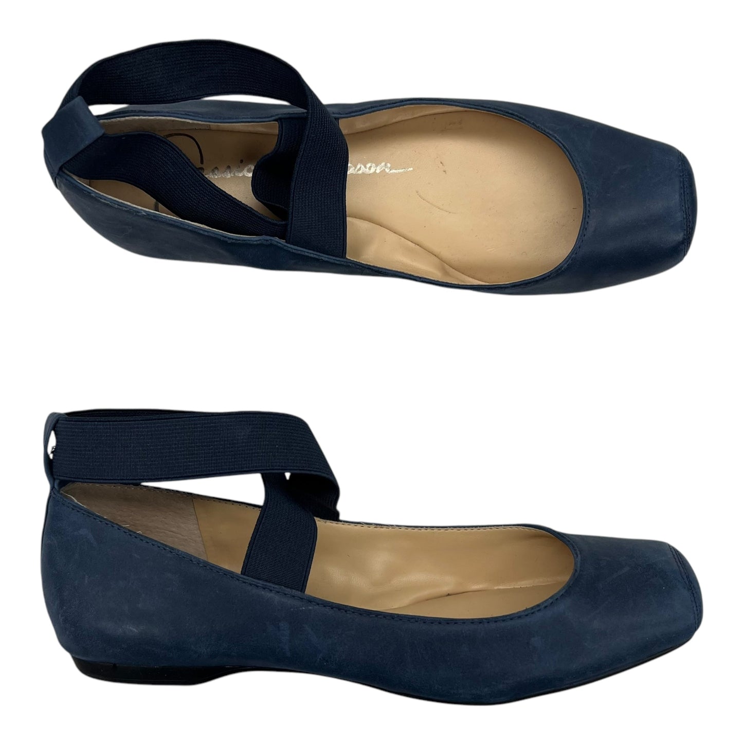 Shoes Flats By Jessica Simpson In Blue, Size:8.5