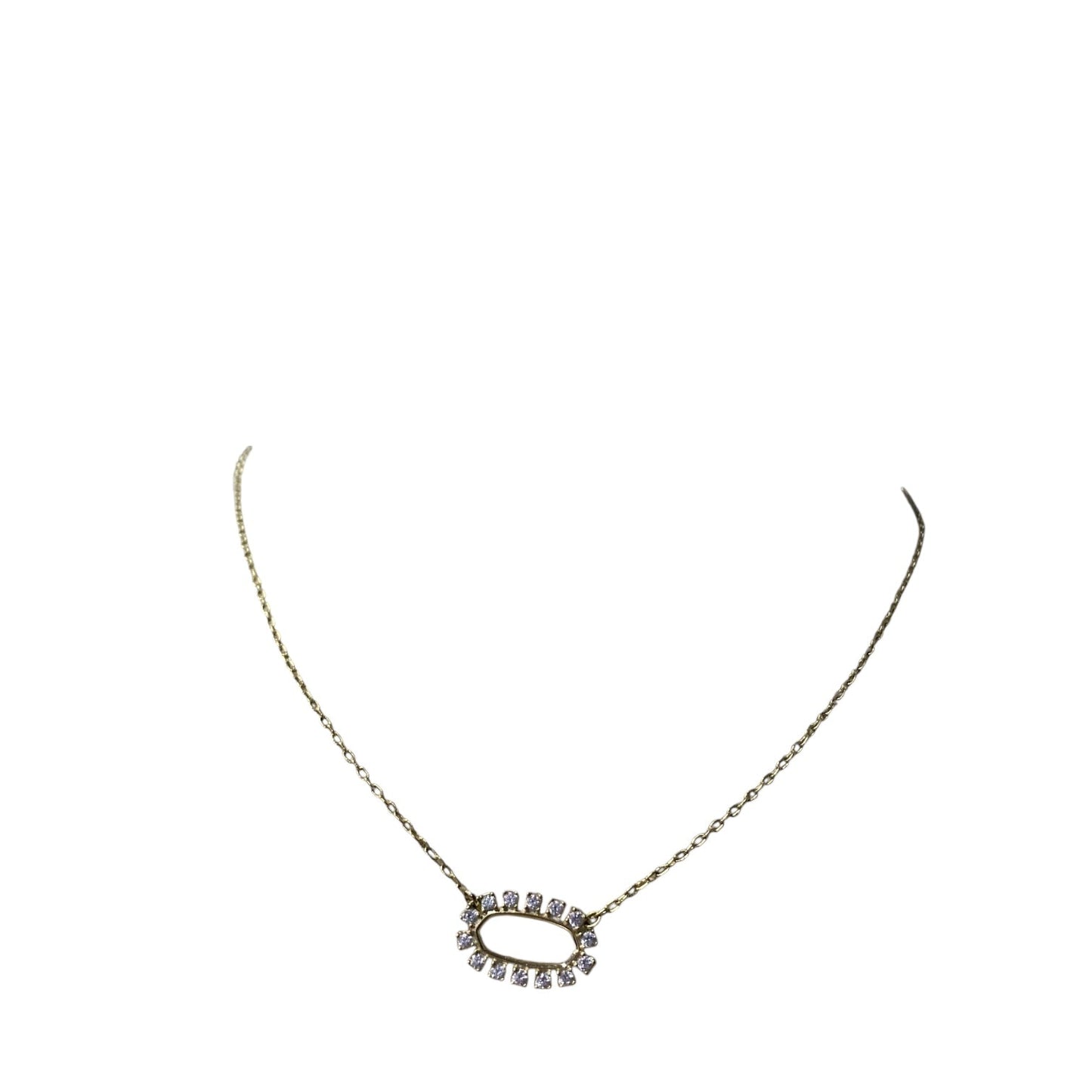 Necklace Pendant By Kendra Scott In Gold