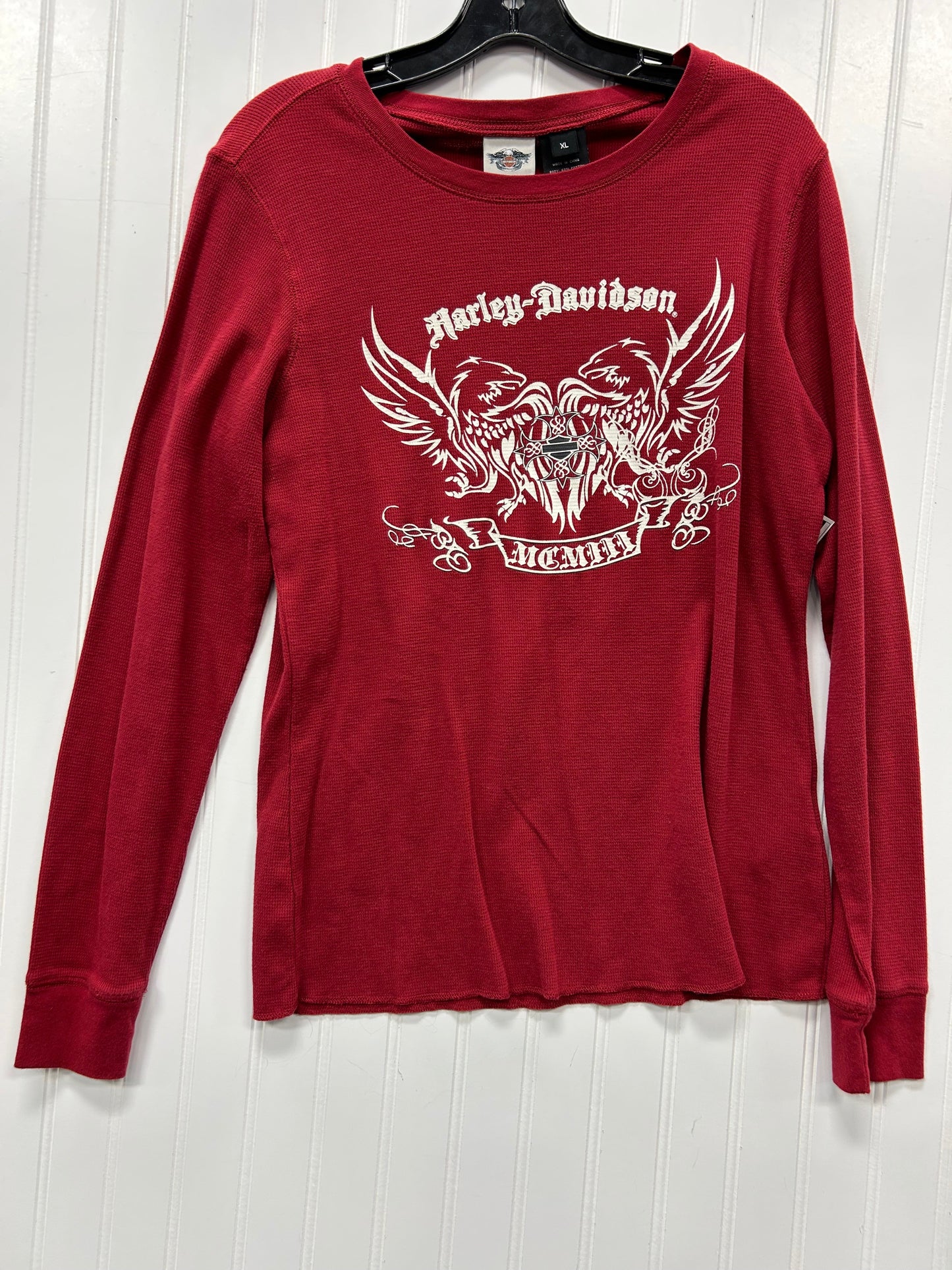 Top Ls By Harley Davidson In Red, Size:Xl