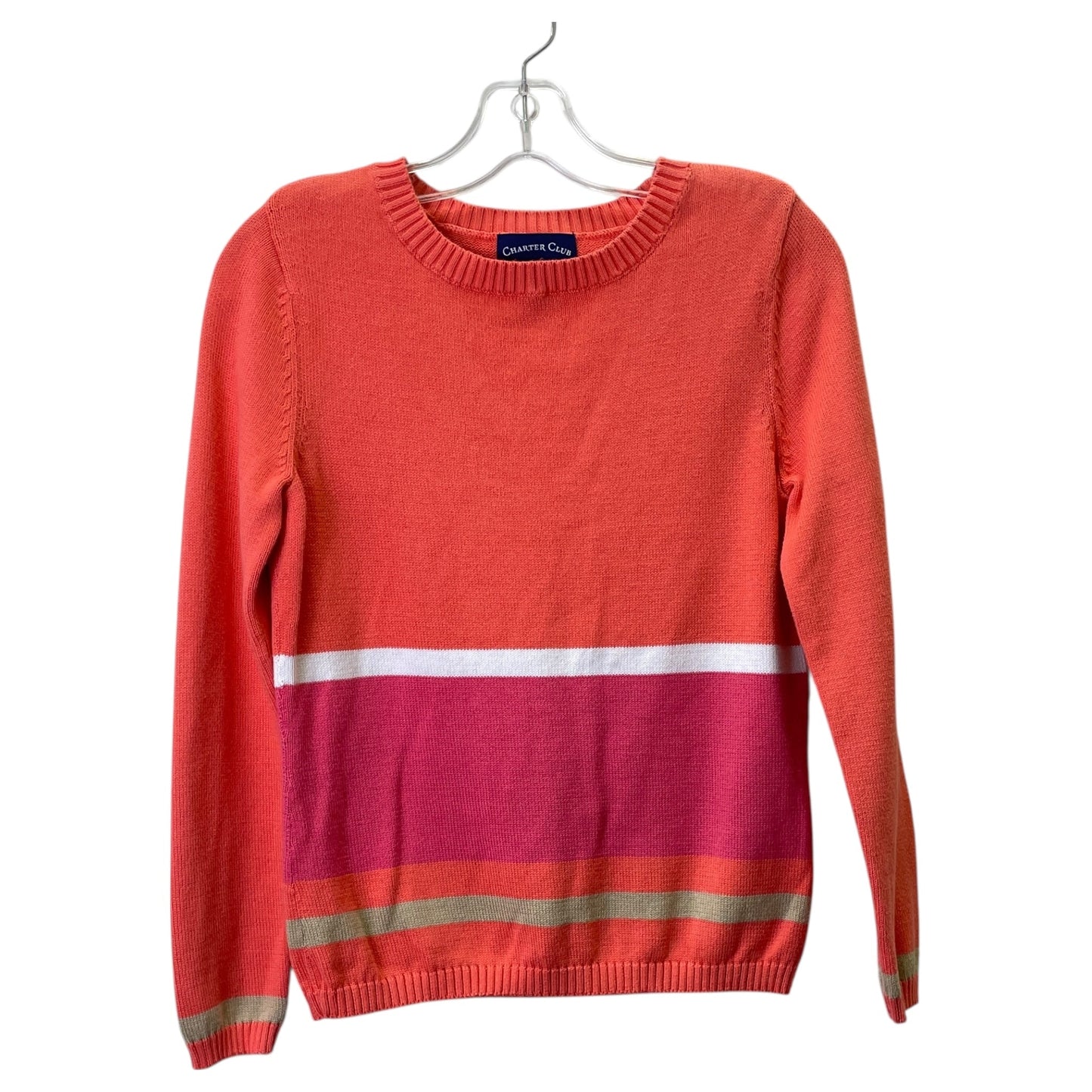 SWEATER by CHARTER CLUB In ORANGE, Size: S