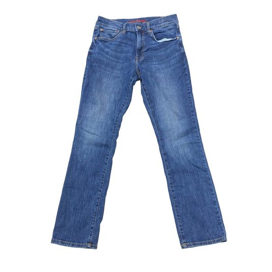 Jeans Straight By Lucky Brand In Blue Denim, Size:14
