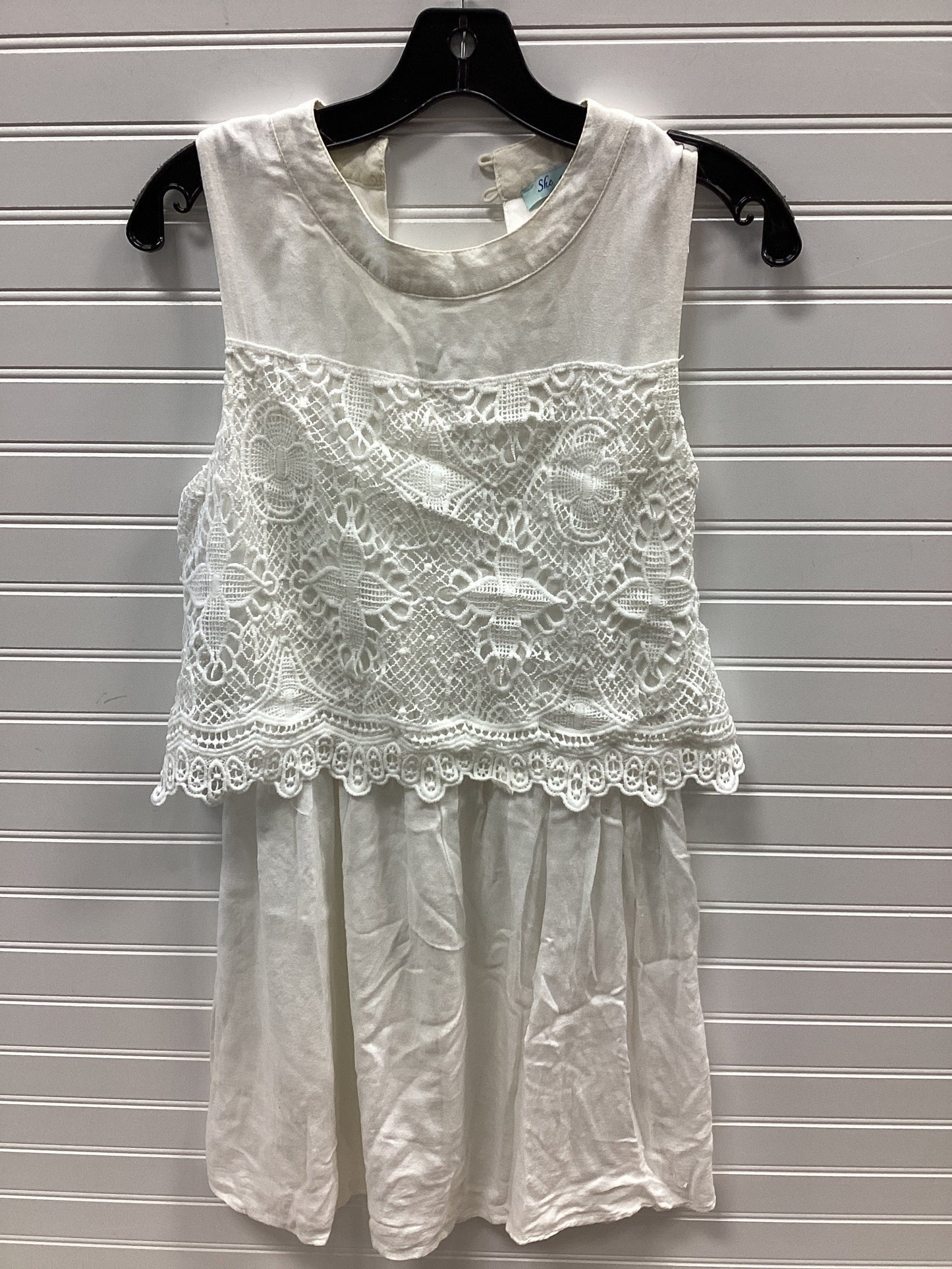 Dress Casual Midi By She + Sky In White, Size:S