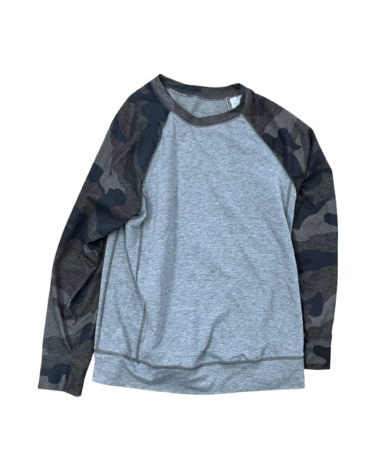 Sweatshirt Collar By Clothes Mentor In Camouflage Print, Size:S