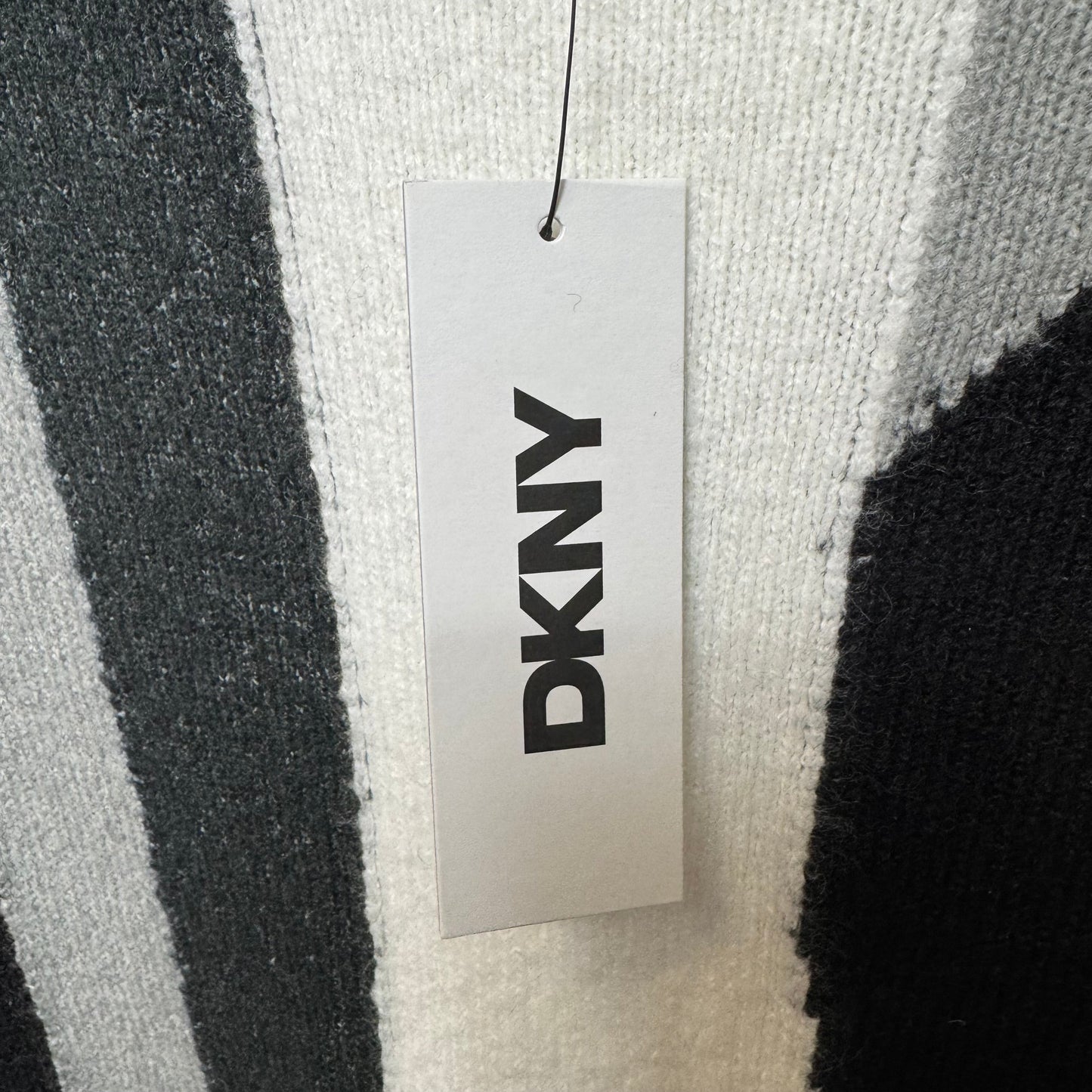 Sweater By Dkny In Dark Charcoal Grey mlt, Size: L