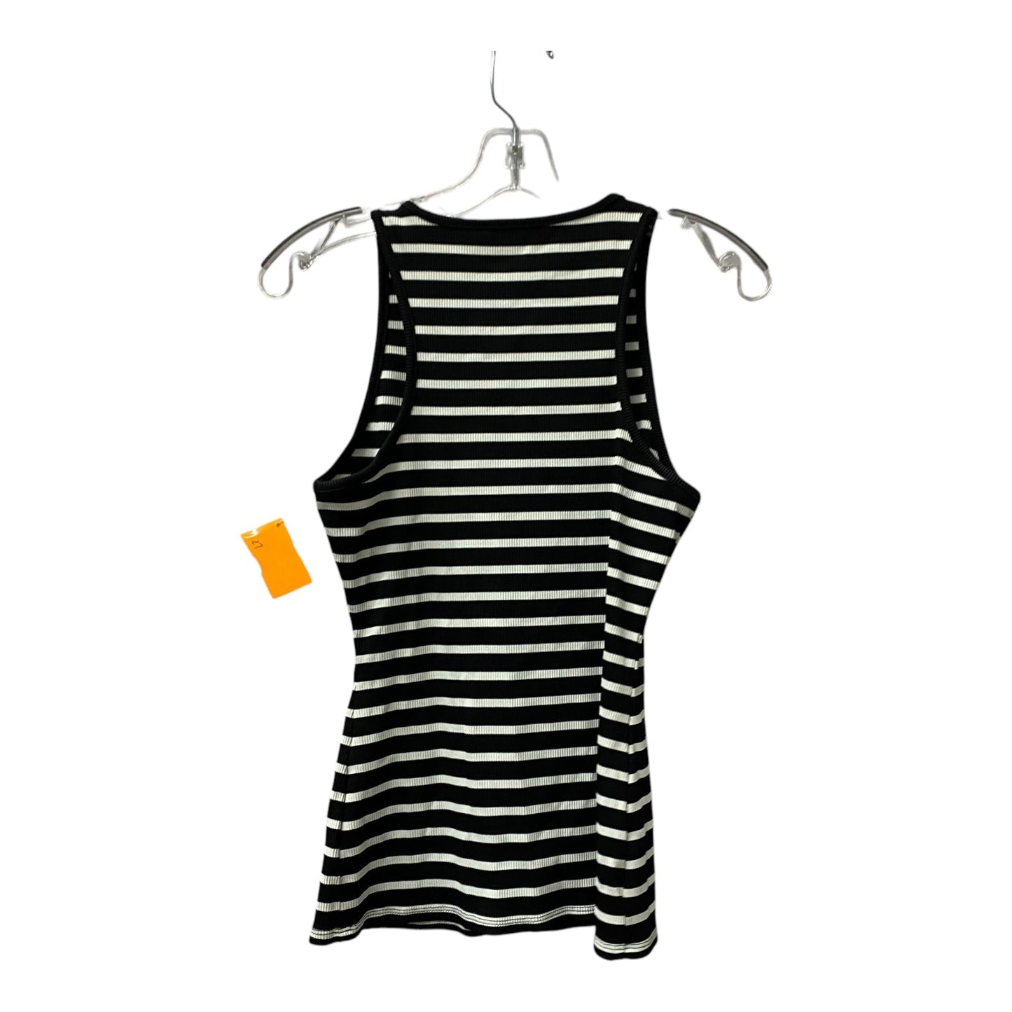 Top Sleeveless By Cme In Black & White, Size:M